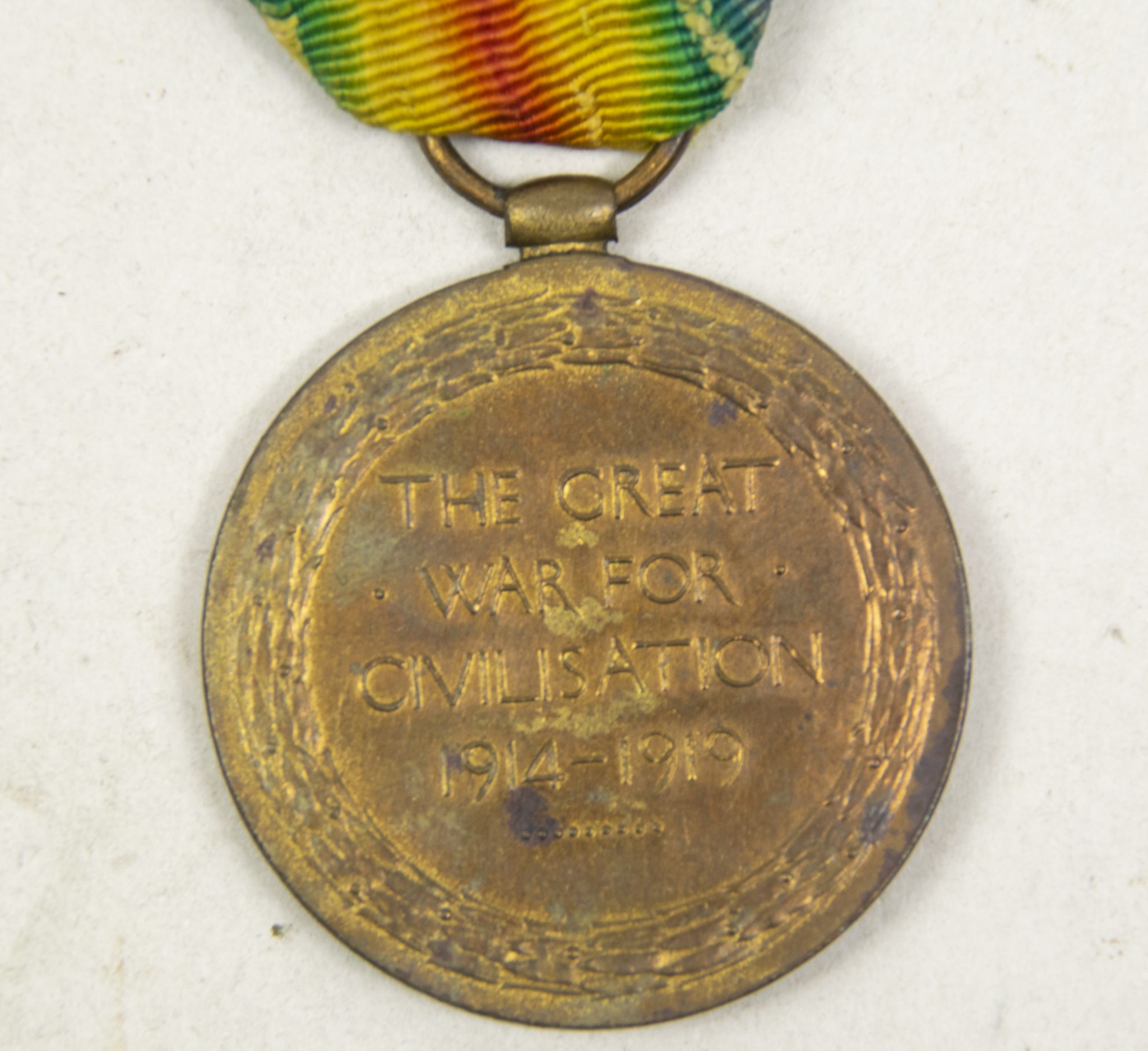 (British Army) First Day of the Somme 1 July 1916 - Victory medal of Private Edwin Singleton, 265819, 1st/7th Bn., Sherwood Foresters - Image 6