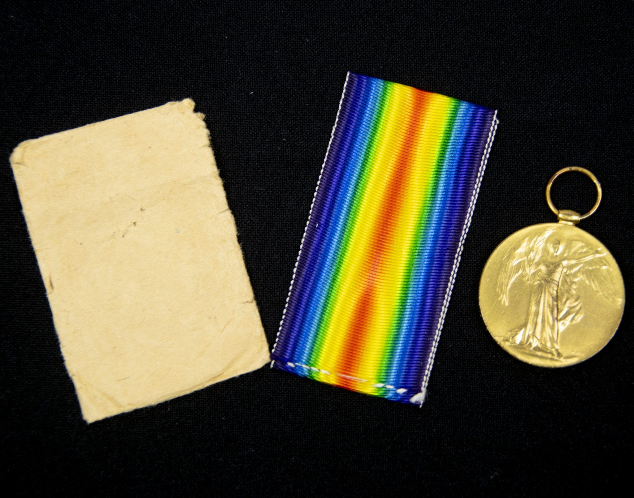 (British Army) First Day of the Somme 1 July 1916 - Victory medal of Private F. Haworth, 20603, 1st Bn., Border Regiment - Image 9