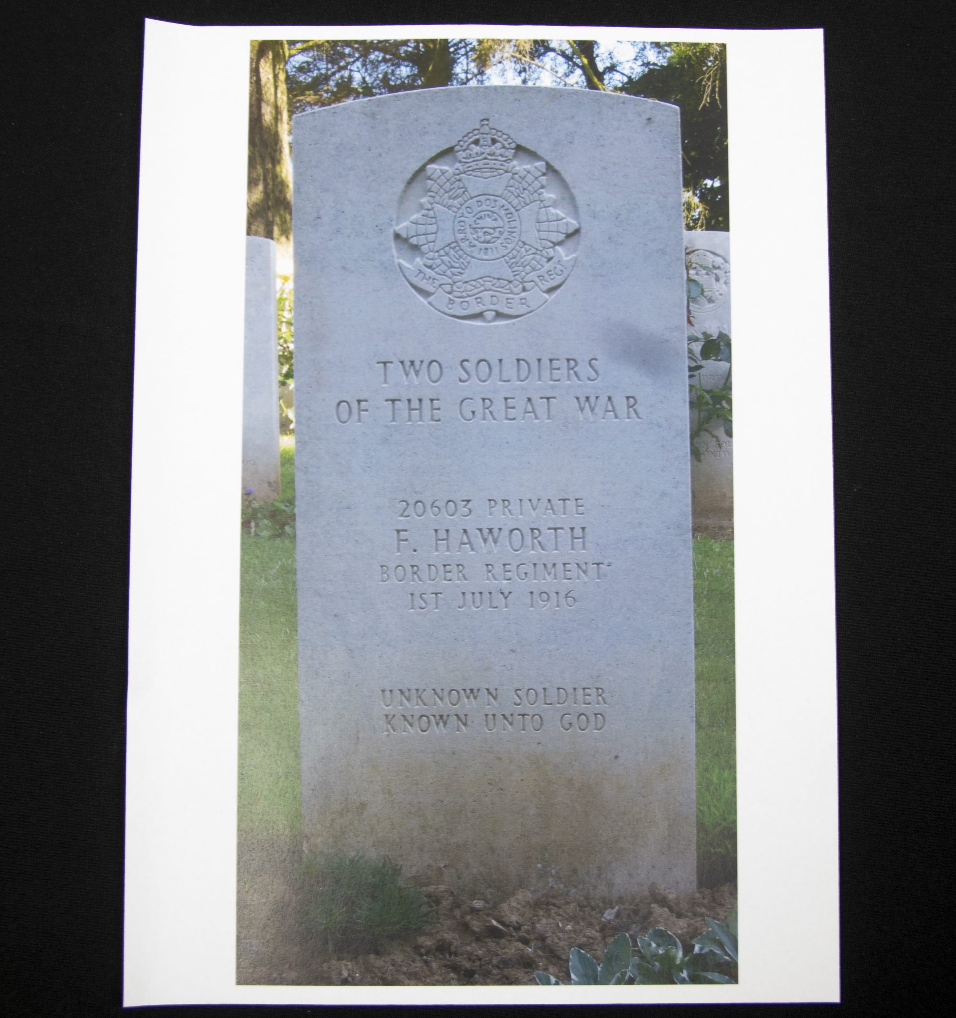 (British Army) First Day of the Somme 1 July 1916 - Victory medal of Private F. Haworth, 20603, 1st Bn., Border Regiment - Image 24