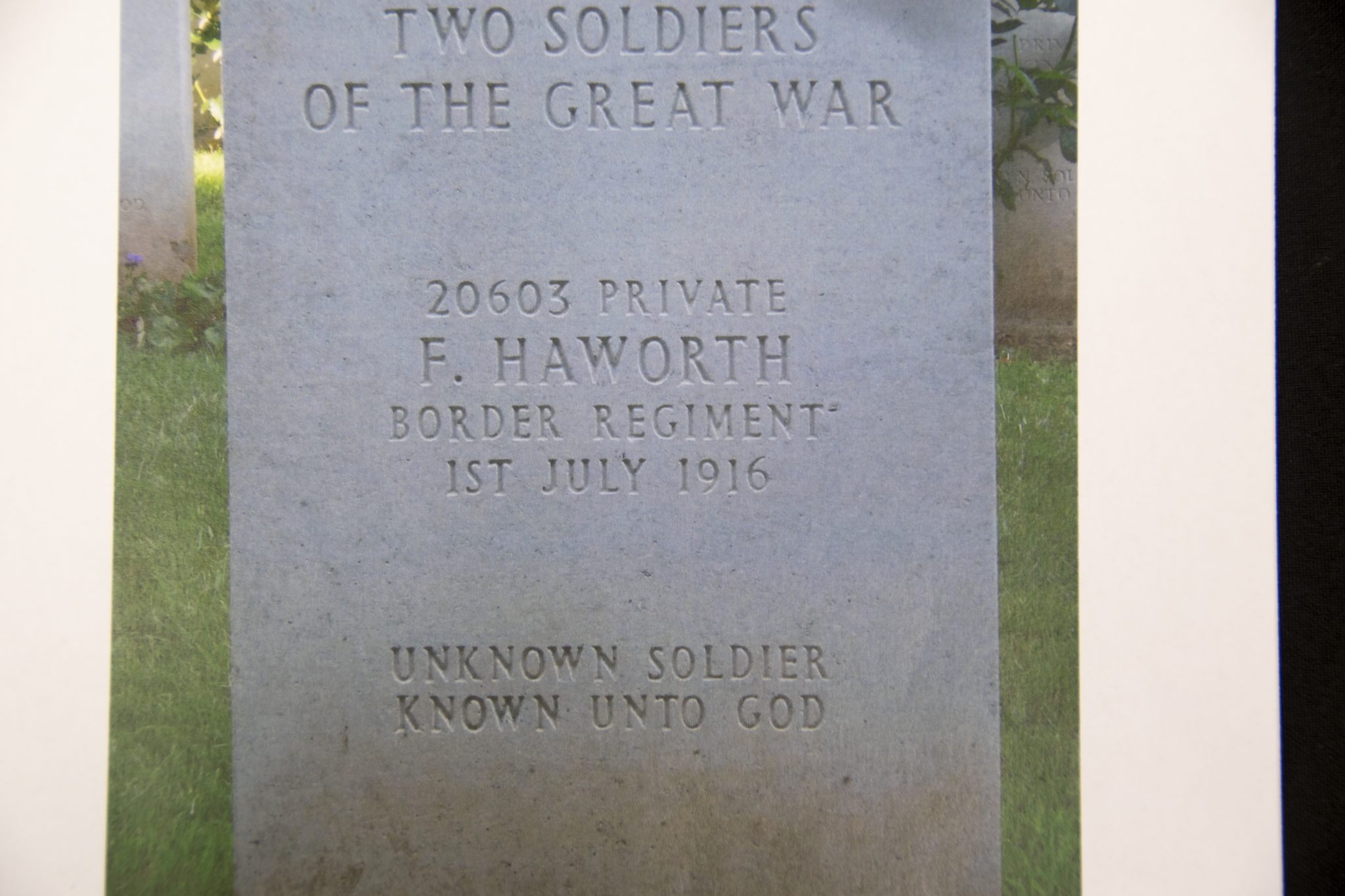 (British Army) First Day of the Somme 1 July 1916 - Victory medal of Private F. Haworth, 20603, 1st Bn., Border Regiment - Image 25