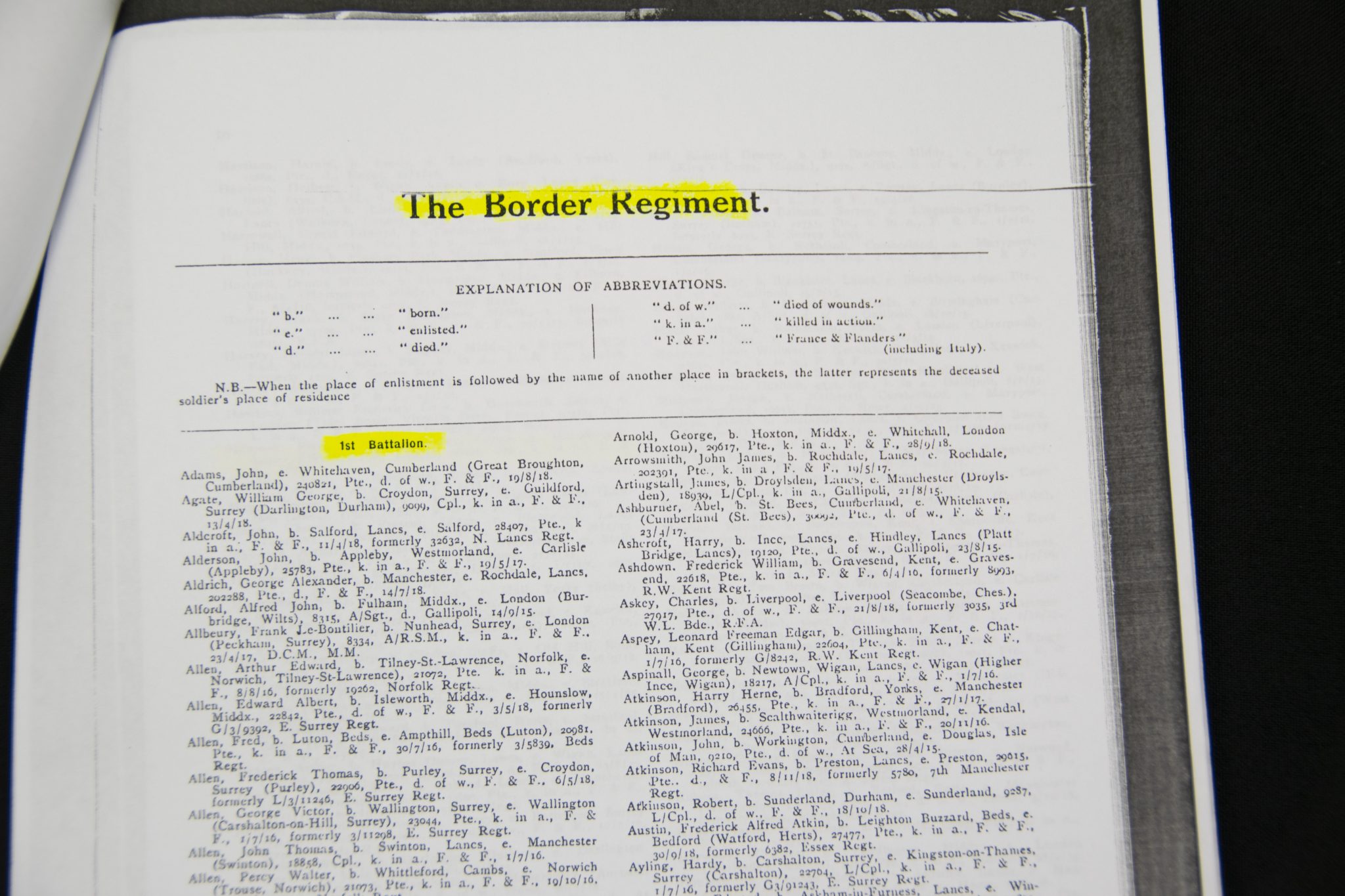 (British Army) First Day of the Somme 1 July 1916 - Victory medal of Private F. Haworth, 20603, 1st Bn., Border Regiment - Image 39