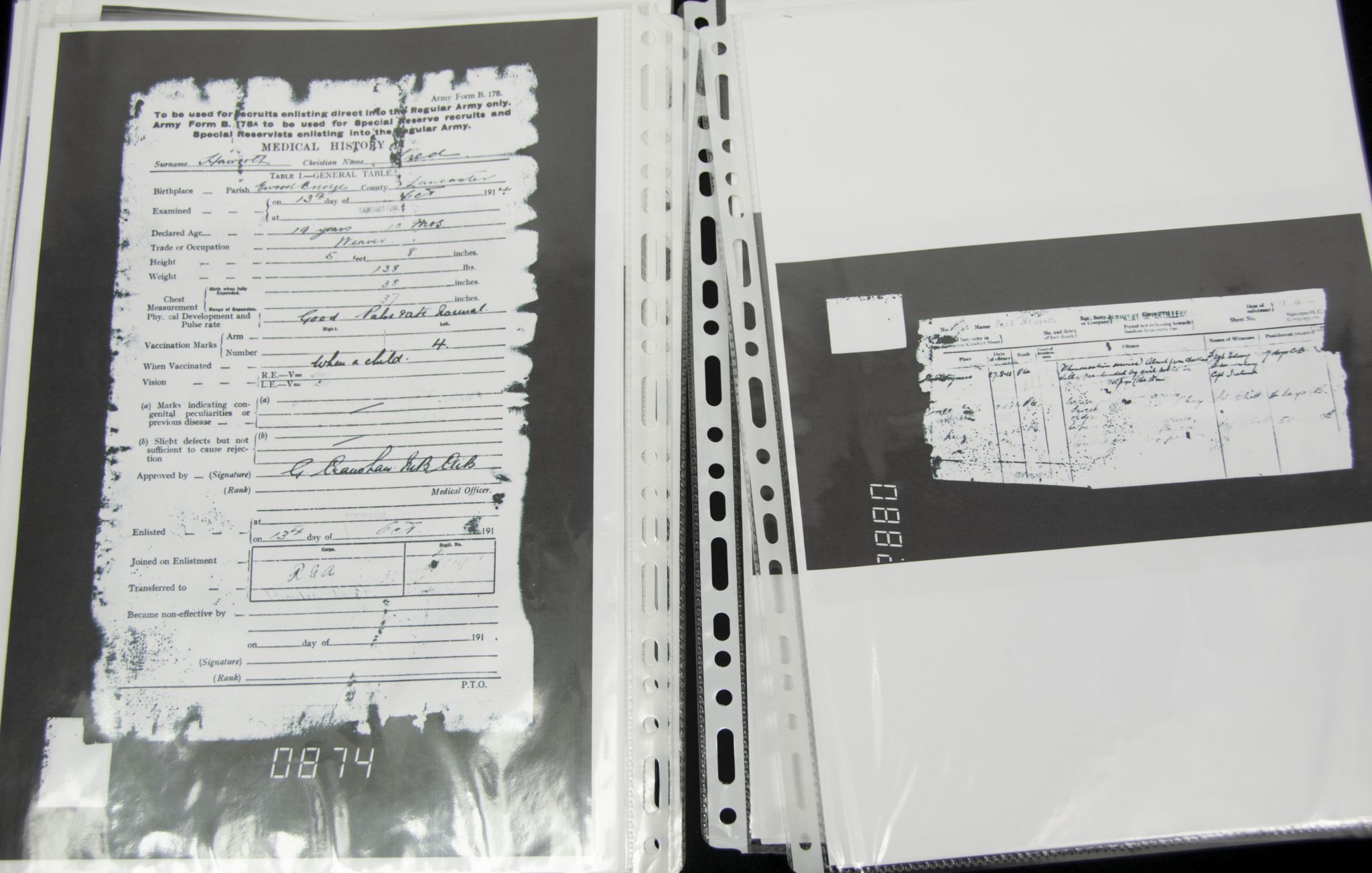 (British Army) First Day of the Somme 1 July 1916 - Victory medal of Private F. Haworth, 20603, 1st Bn., Border Regiment - Image 53