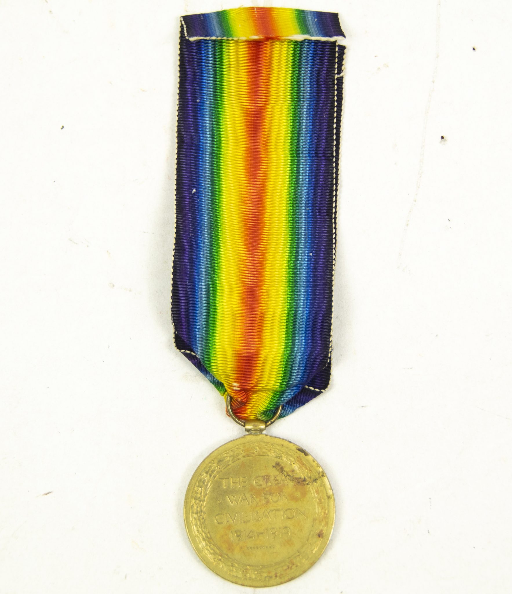 (British Army) First Day of the Somme 1 July 1916 - Victory medal of Private H. H. Townsend, 2459, 2nd Bn., London Regiment (Royal Fusiliers) - Image 4
