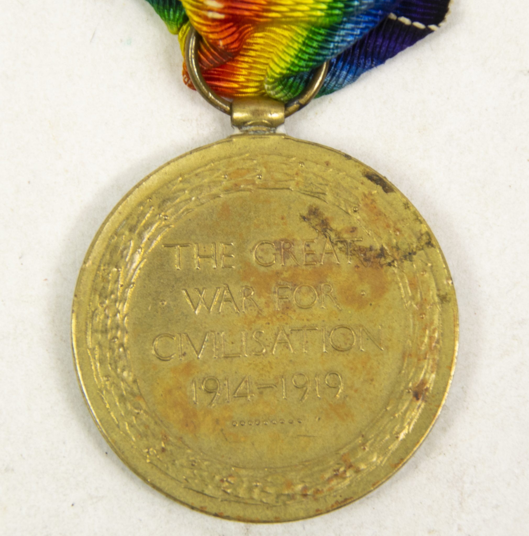 (British Army) First Day of the Somme 1 July 1916 - Victory medal of Private H. H. Townsend, 2459, 2nd Bn., London Regiment (Royal Fusiliers) - Image 5