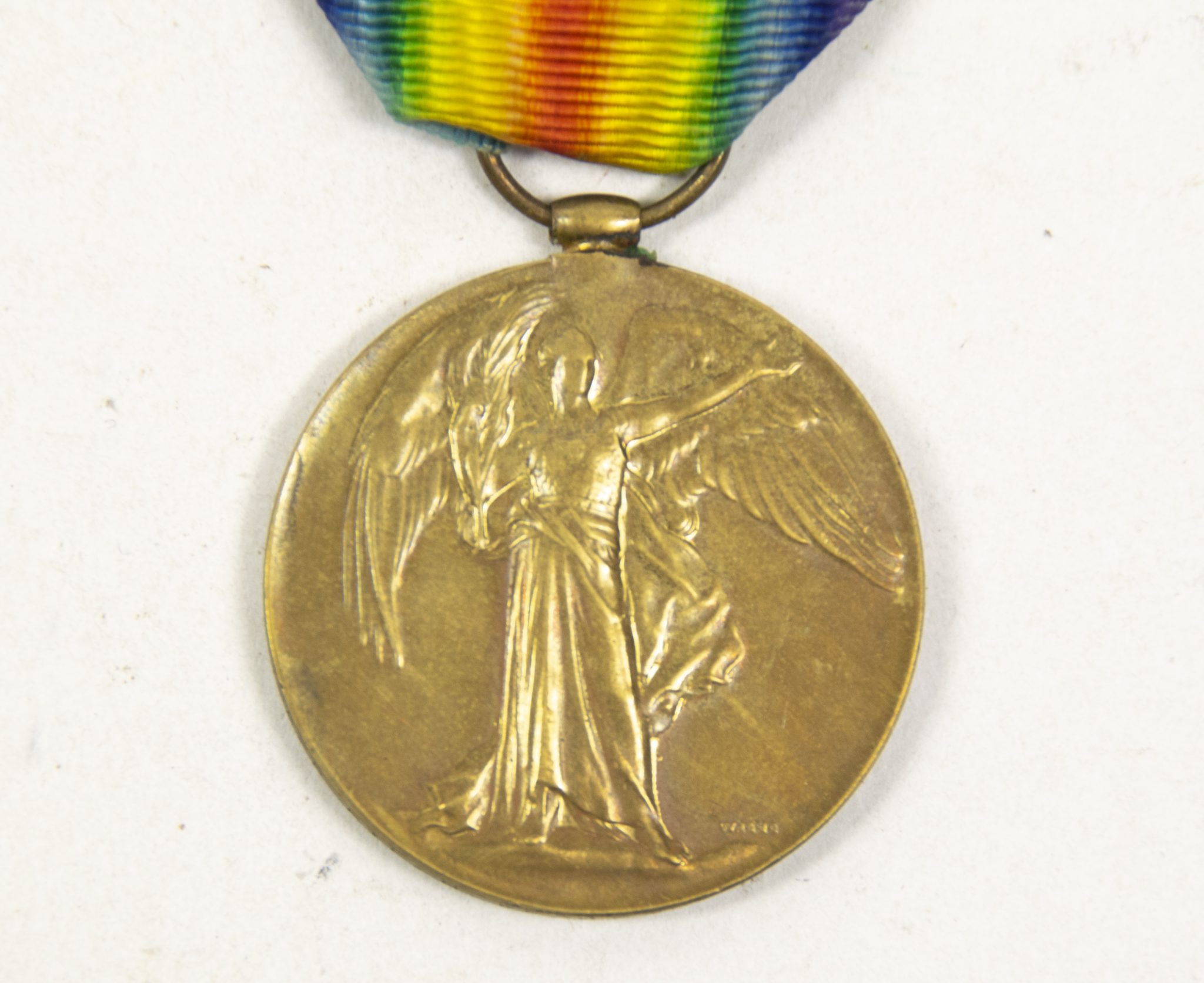(British Army) First Day of the Somme 1 July 1916 - Victory medal of Private Harry Westcombe, 12628, 8th Bn., York and lancaster Regiment - Image 9