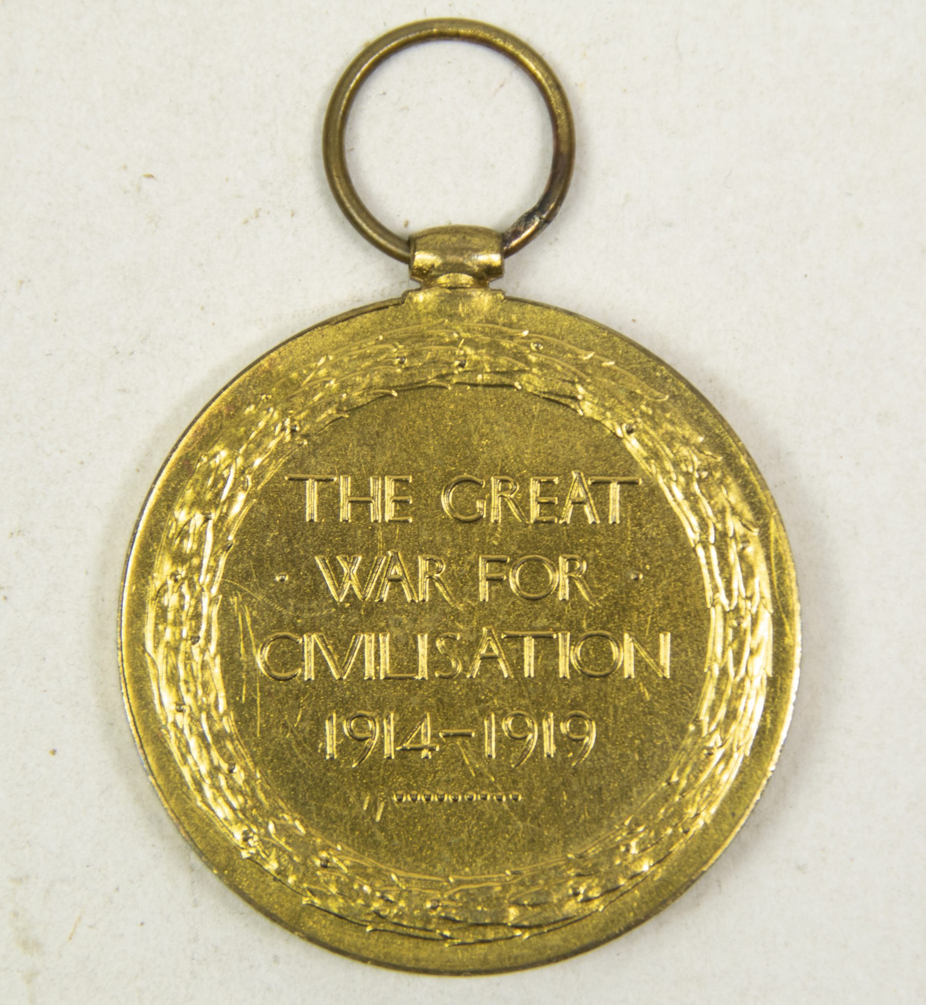 (British Army) First Day of the Somme 1 July 1916 - Victory medal of Private Tom Piggott, 18097, 1st Bn., Hampshire Regiment