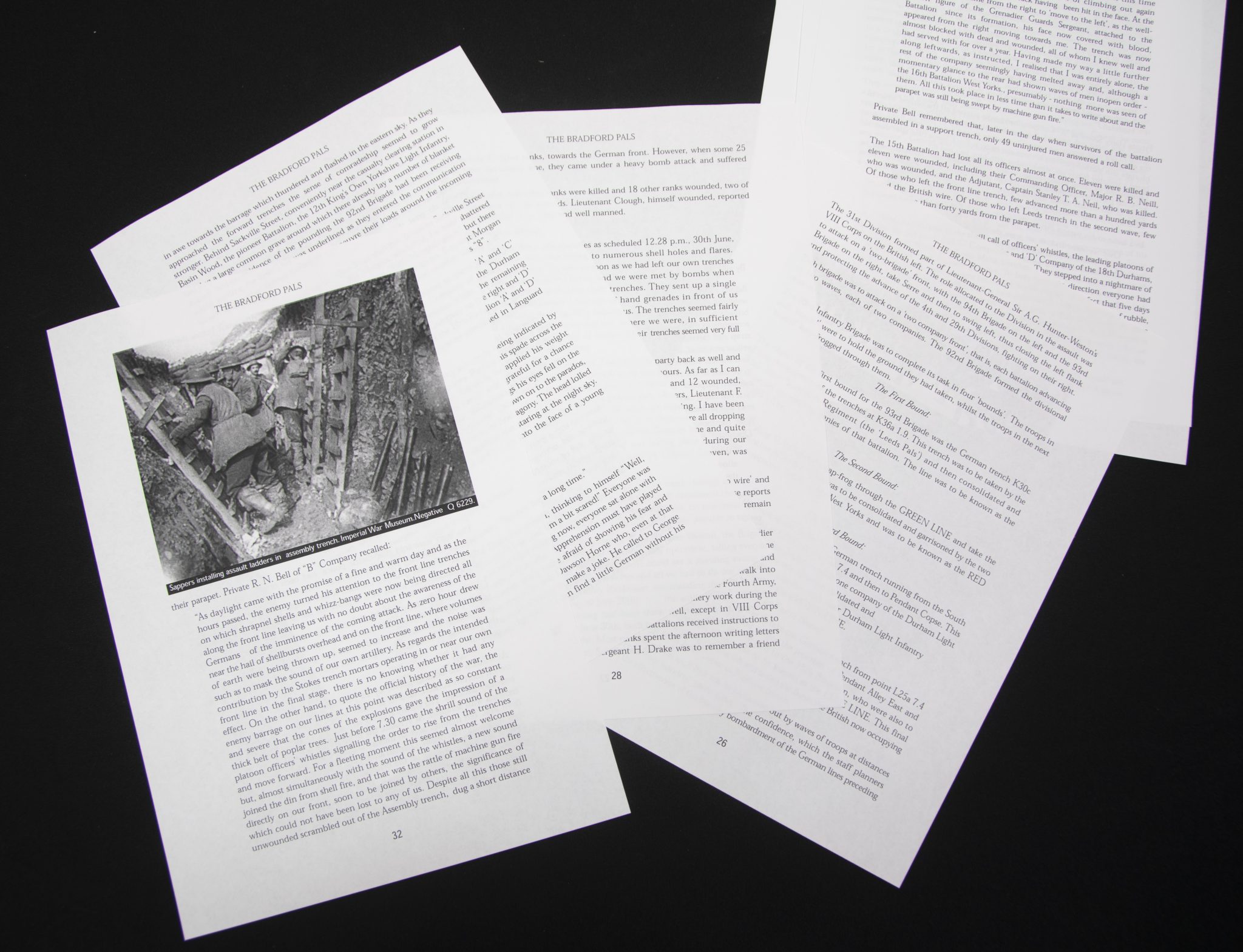 (British Army) First Day of the Somme 1 July 1916 - Victory medal of Serjeant George Beecroft Airton, 16/1343, 16th Bn., West Yorkshire Regiment - Image 24