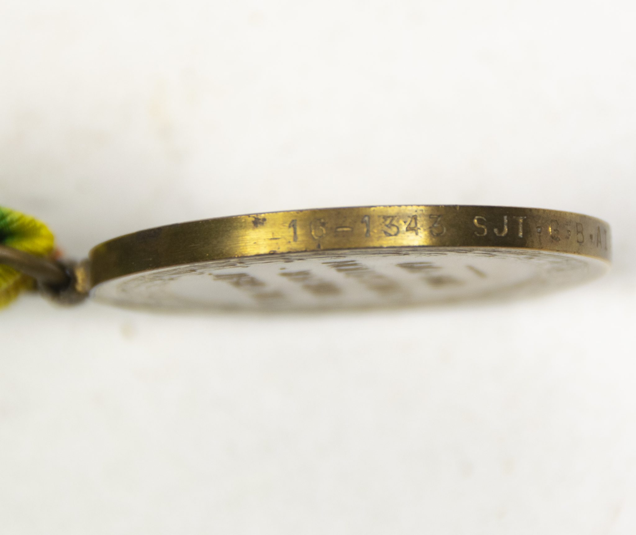 (British Army) First Day of the Somme 1 July 1916 - Victory medal of Serjeant George Beecroft Airton, 161343, 16th Bn., West Yorkshire Regiment