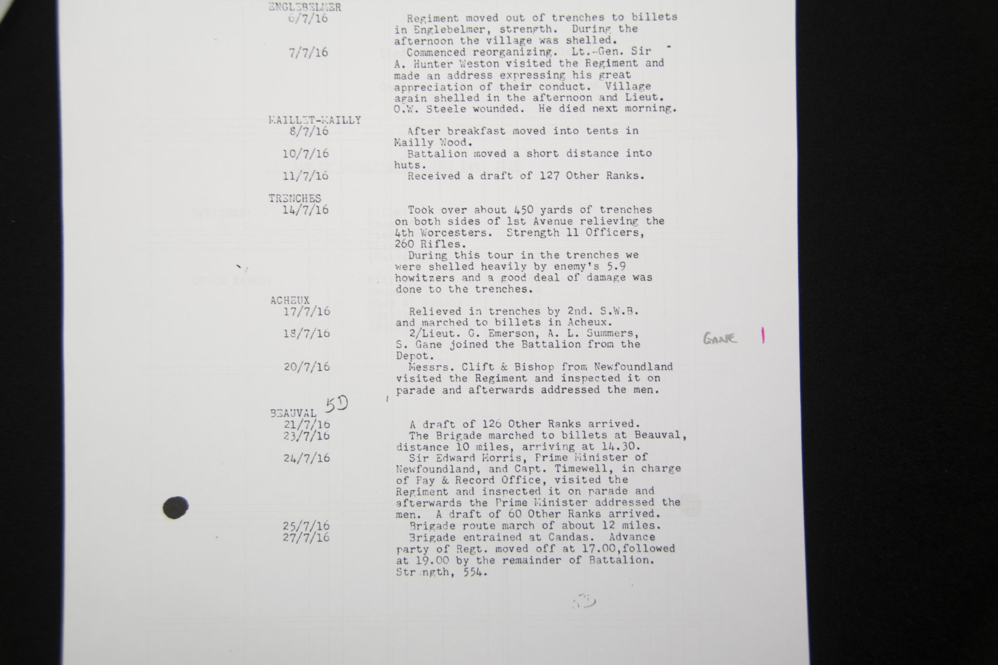 (British Army) First Day of the Somme 1 July 1916 WOUNDED - 1914-15 Star John Joseph Caul, Royal Newfoundland Regiment - Image 16