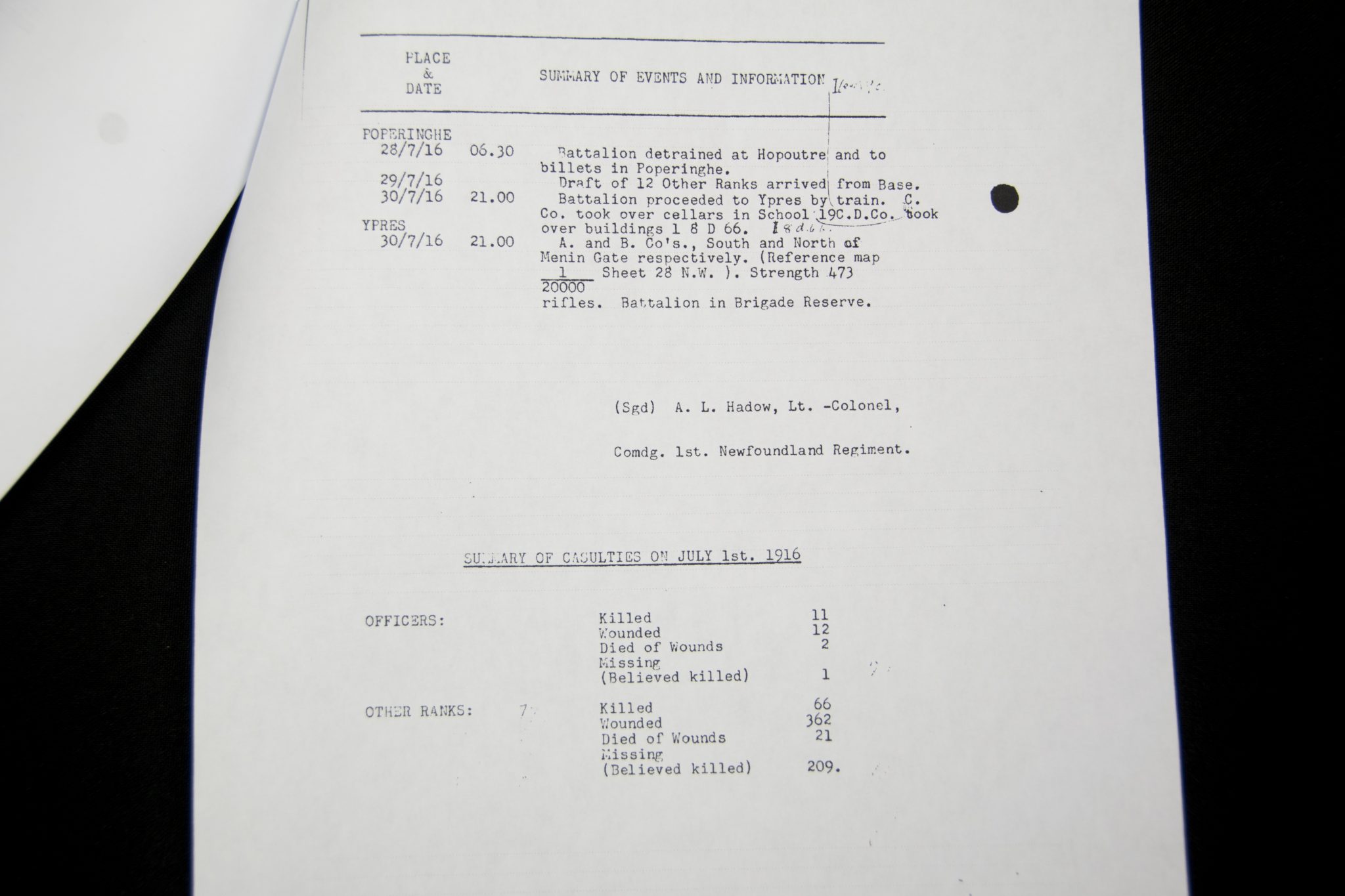 (British Army) First Day of the Somme 1 July 1916 WOUNDED - 1914-15 Star John Joseph Caul, Royal Newfoundland Regiment - Image 17