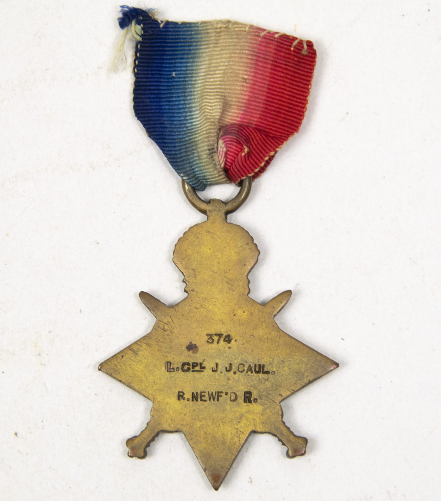 (British Army) First Day of the Somme 1 July 1916 WOUNDED - 1914-15 Star John Joseph Caul, Royal Newfoundland Regiment - Image 4