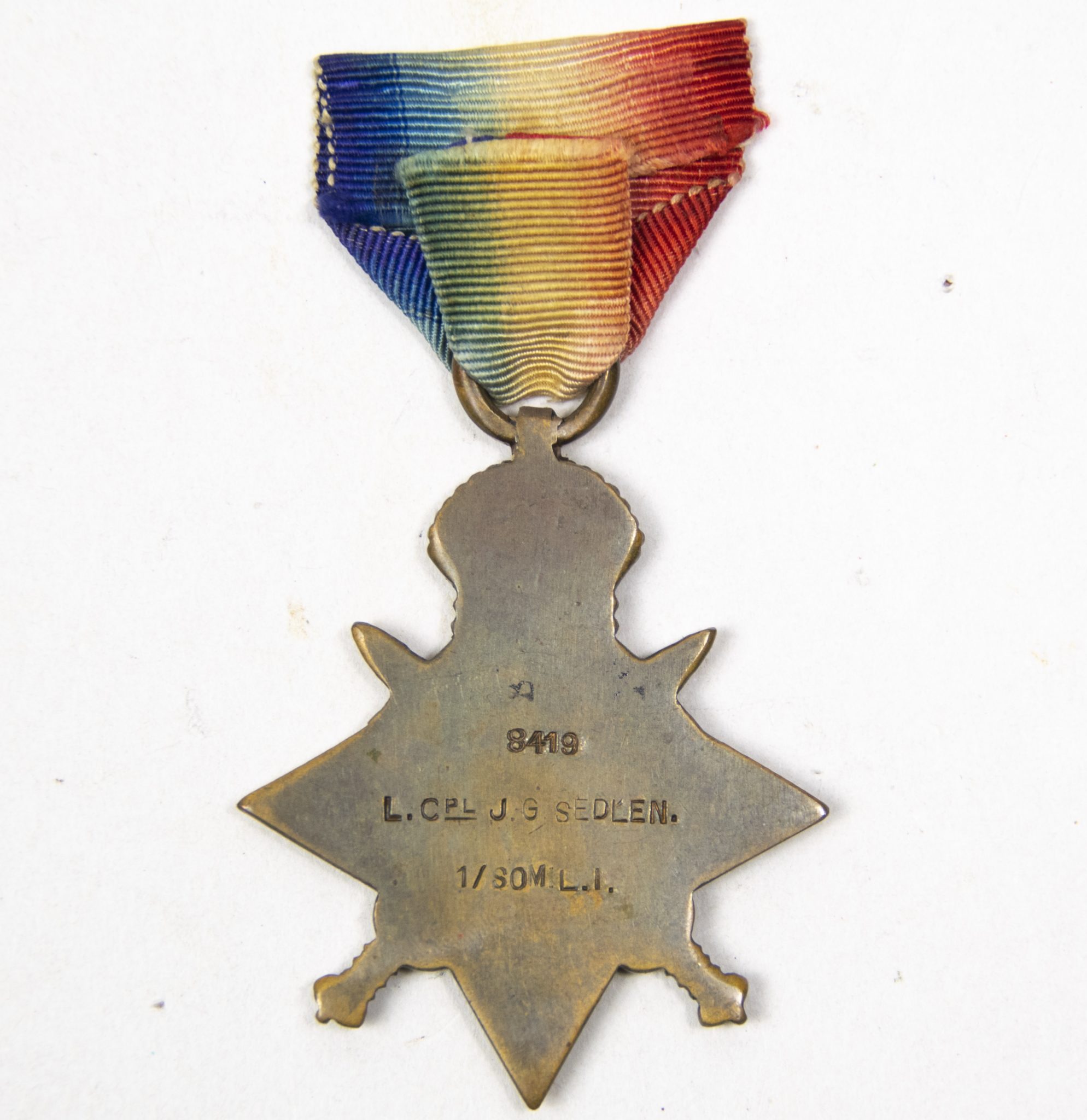 (British Army) First Day of the Somme 1 July 1916 WOUNDED - 1914 Star Sgt George Sedlen, 17904, Somerset Light Infantry - Image 4