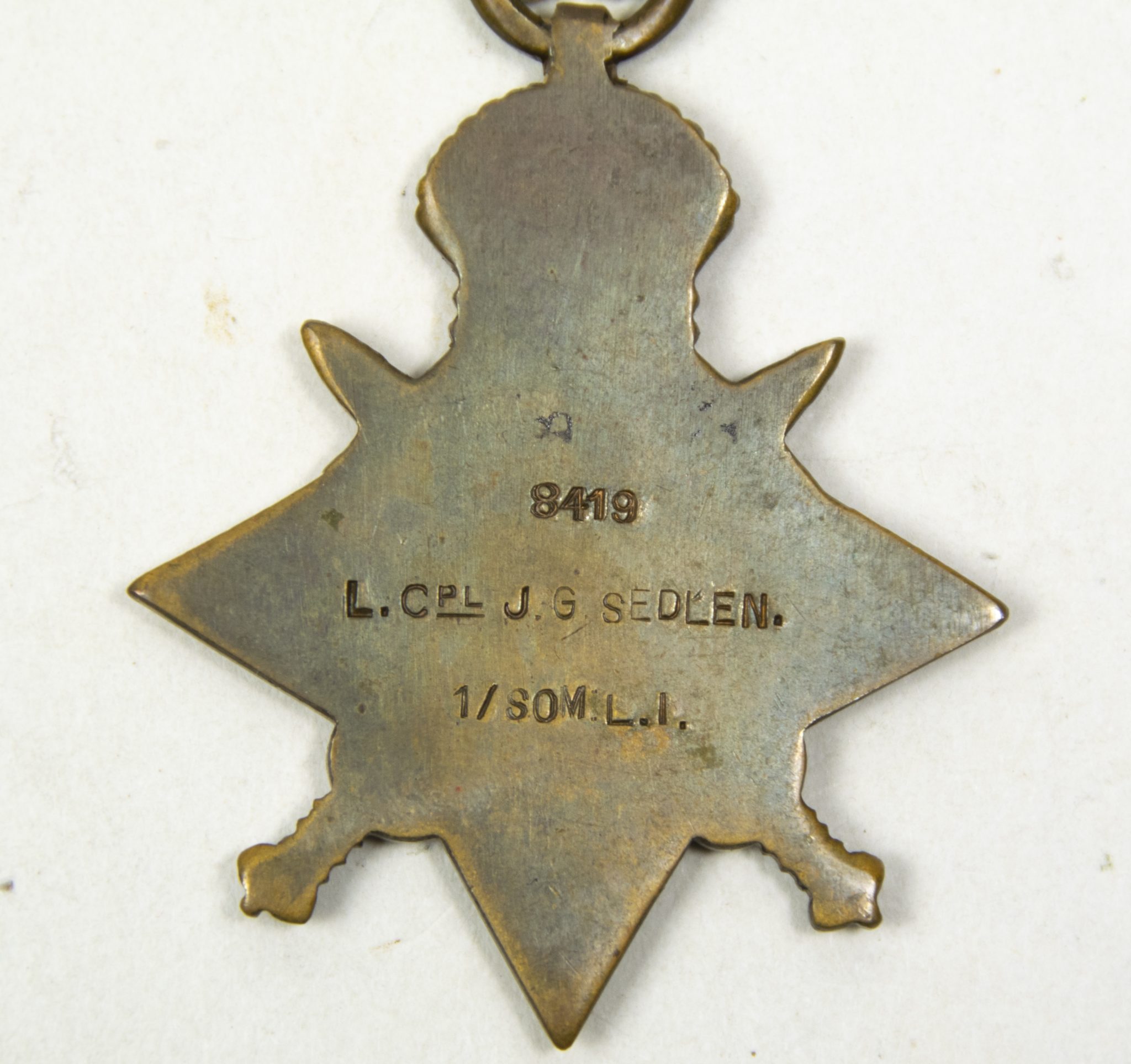 (British Army) First Day of the Somme 1 July 1916 WOUNDED - 1914 Star Sgt George Sedlen, 17904, Somerset Light Infantry - Image 5