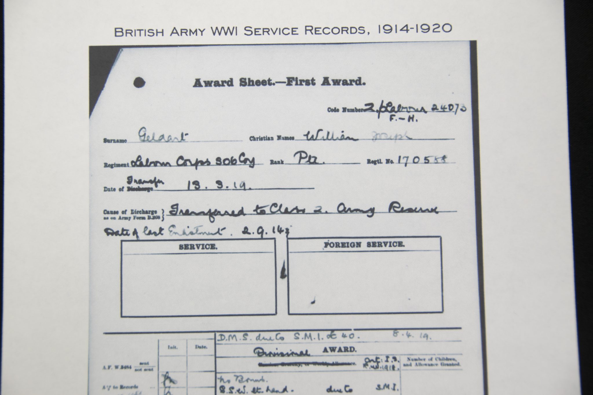 (British Army) First Day of the Somme 1 July 1916 WOUNDED - 1914-15 Star of Private William Joseph Geldart, 13525, Royal Welsch Fusiliers - Image 11