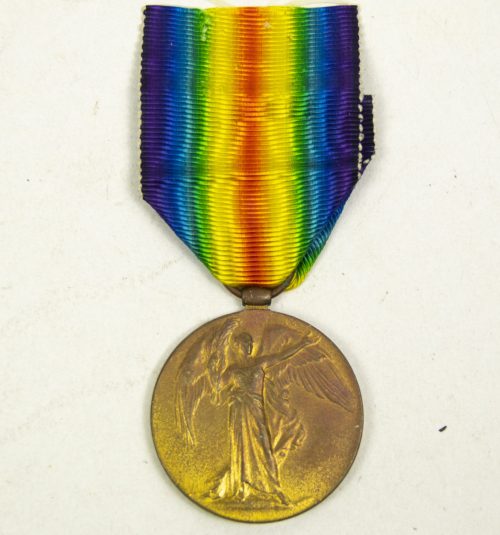 (British Army) First Day of the Somme 1 July 1916 WOUNDED - Victory medal of Private Edwin William Jones, 4257, Royal Warwickshire Regiment