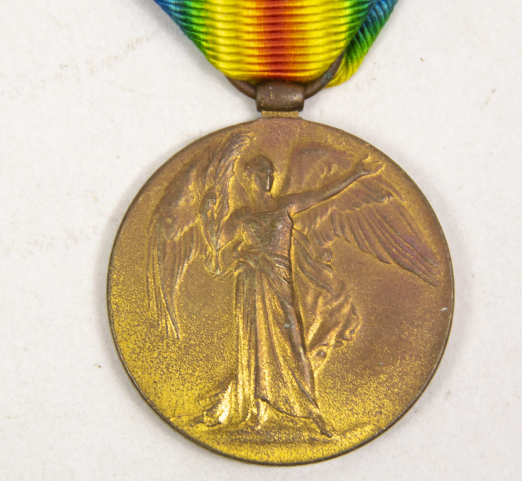 (British Army) First Day of the Somme 1 July 1916 WOUNDED - Victory medal of Private Edwin William Jones, 4257, Royal Warwickshire Regiment - Image 3