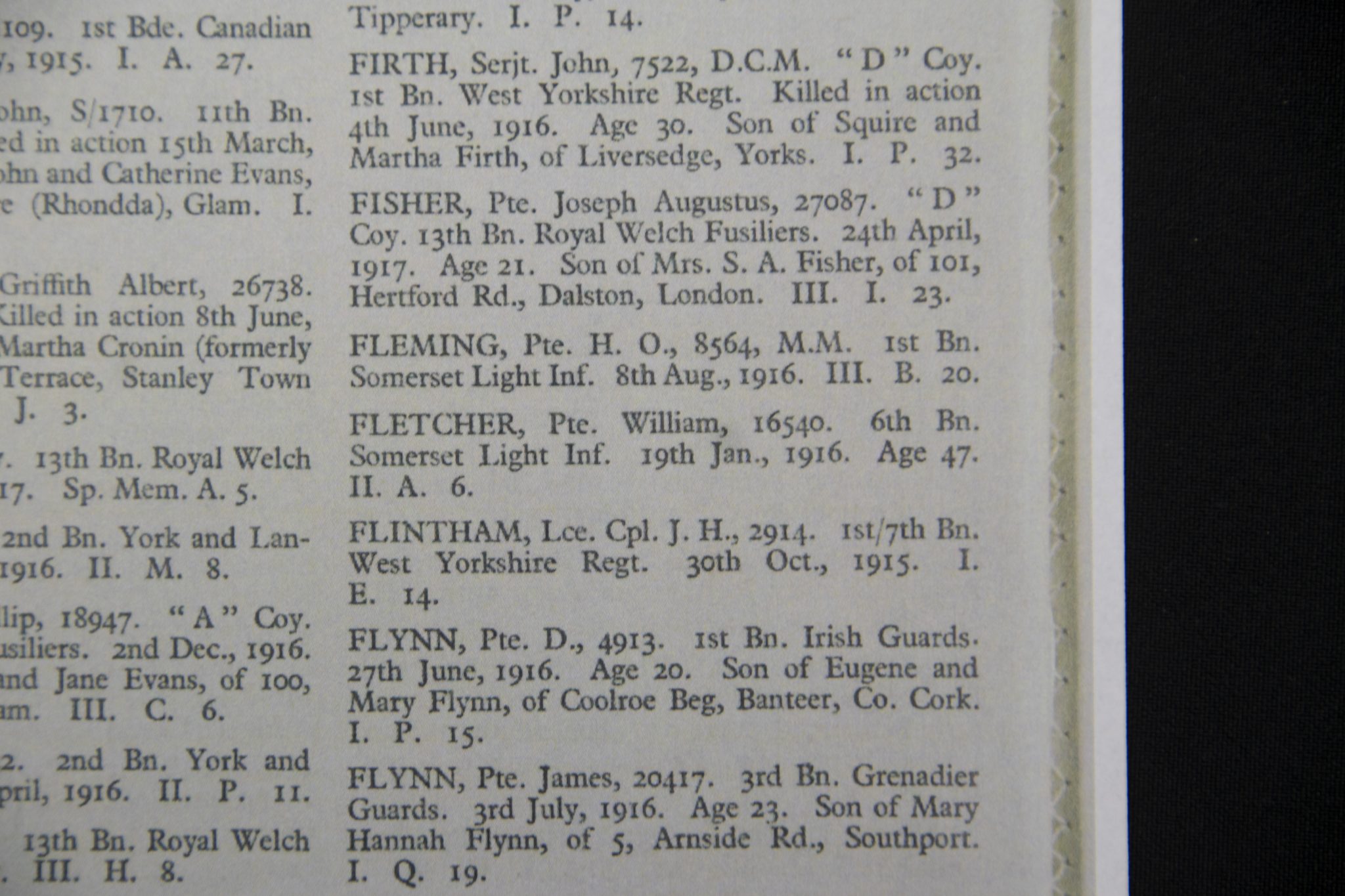 (British Army) First Day of the Somme 1 July 1916 WOUNDED - Victory medal of Private Harold O. Fleming, 8564, 1st Bn., Somerset Light Infantry - Image 14