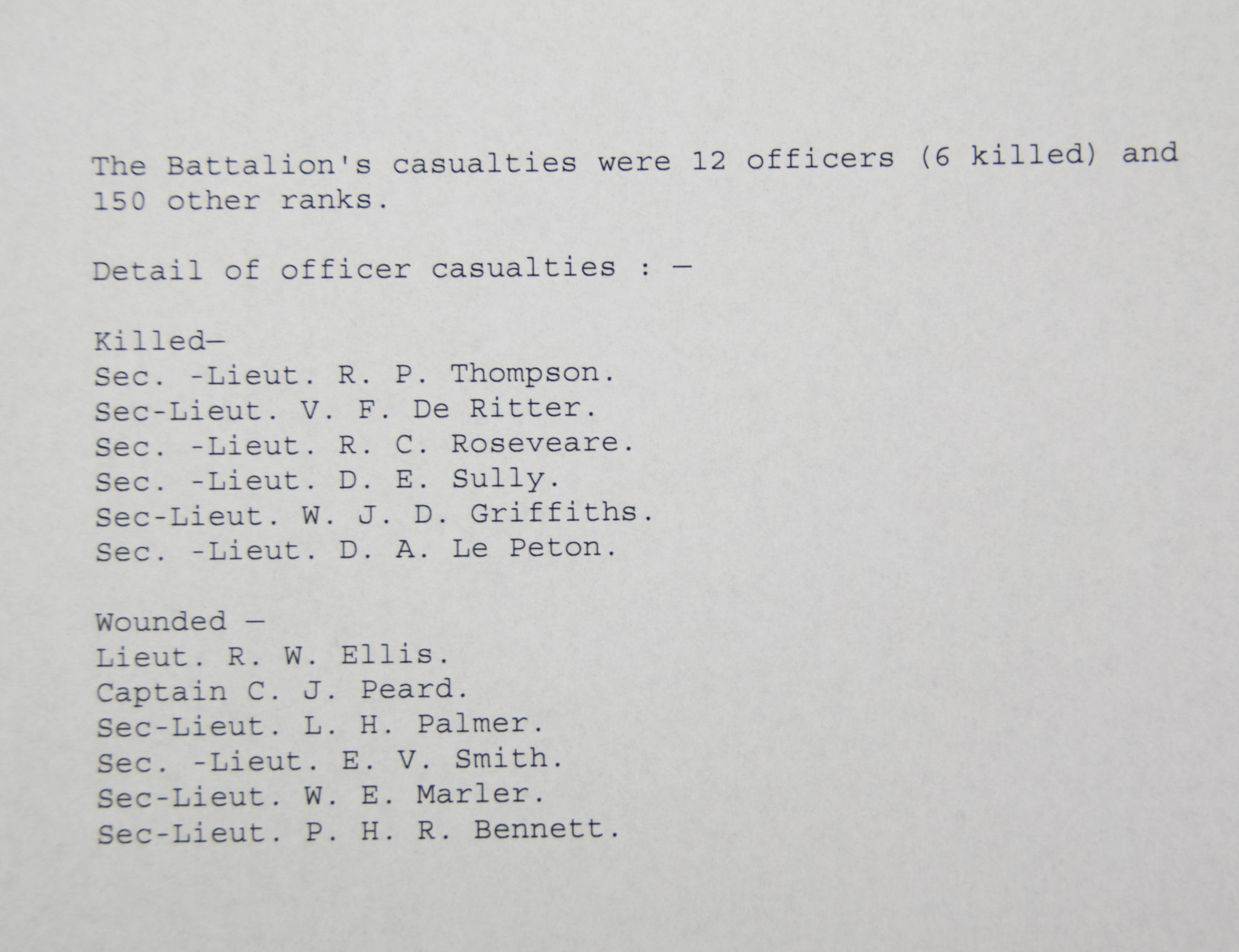 (British Army) First Day of the Somme 1 July 1916 WOUNDED - Victory medal of Private Harold O. Fleming, 8564, 1st Bn., Somerset Light Infantry - Image 28