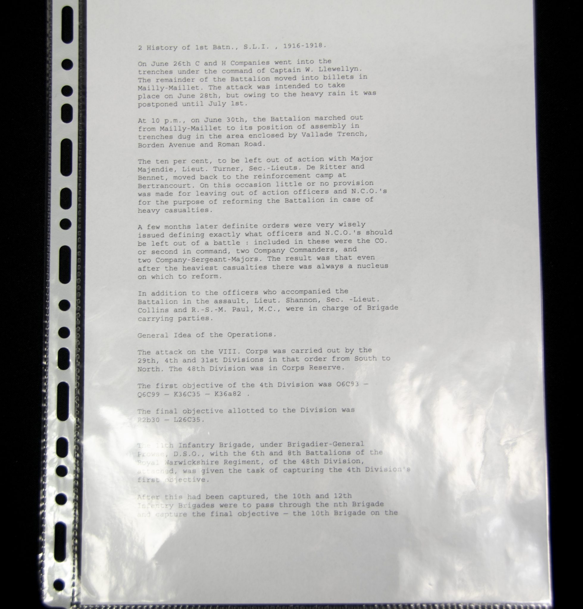 (British Army) First Day of the Somme 1 July 1916 WOUNDED - Victory medal of Private Harold O. Fleming, 8564, 1st Bn., Somerset Light Infantry - Image 32