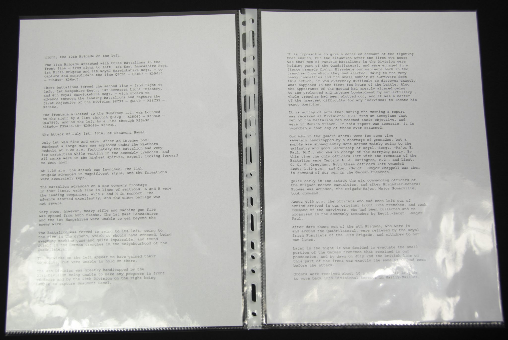 (British Army) First Day of the Somme 1 July 1916 WOUNDED - Victory medal of Private Harold O. Fleming, 8564, 1st Bn., Somerset Light Infantry - Image 34