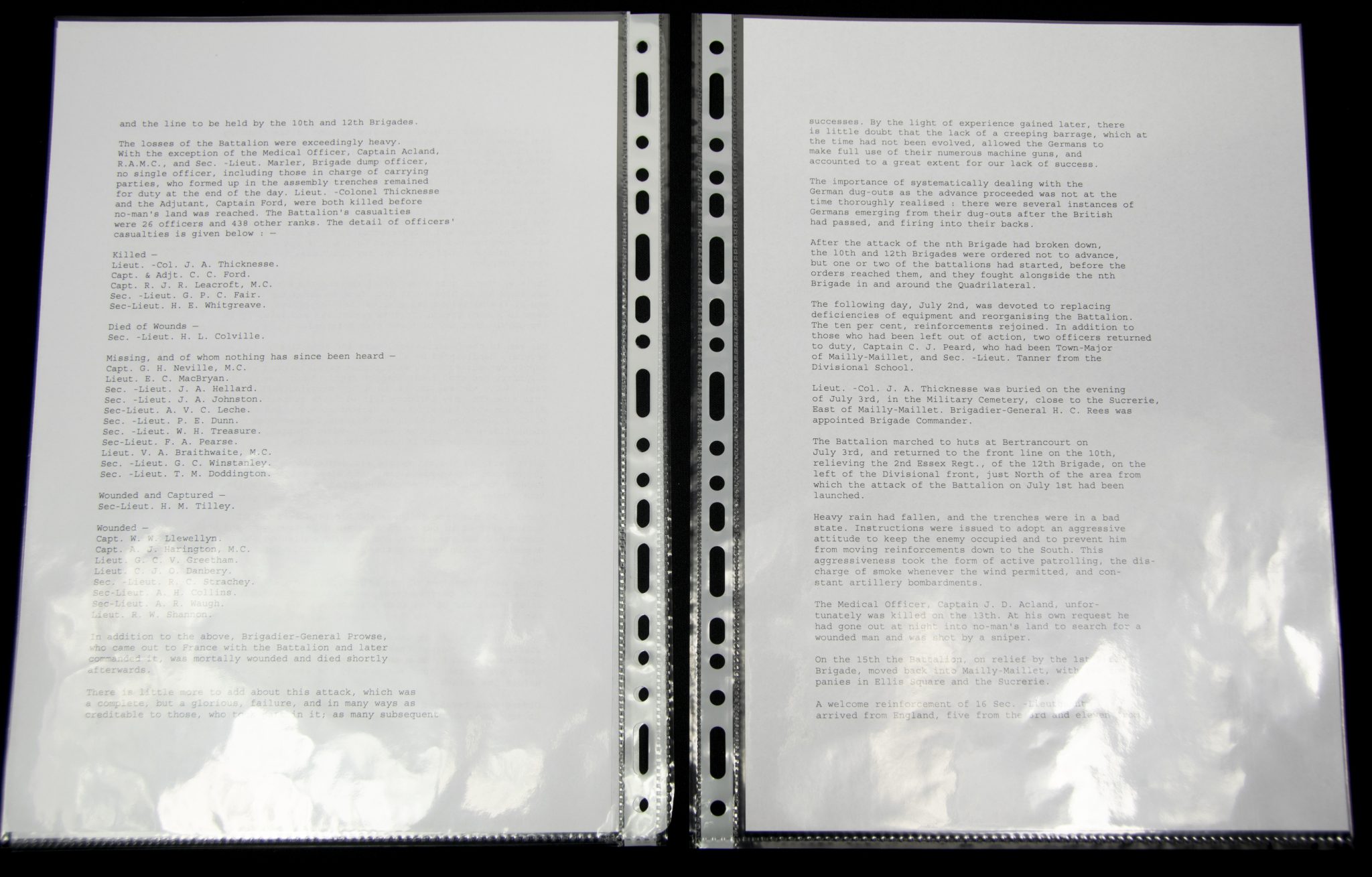 (British Army) First Day of the Somme 1 July 1916 WOUNDED - Victory medal of Private Harold O. Fleming, 8564, 1st Bn., Somerset Light Infantry - Image 35