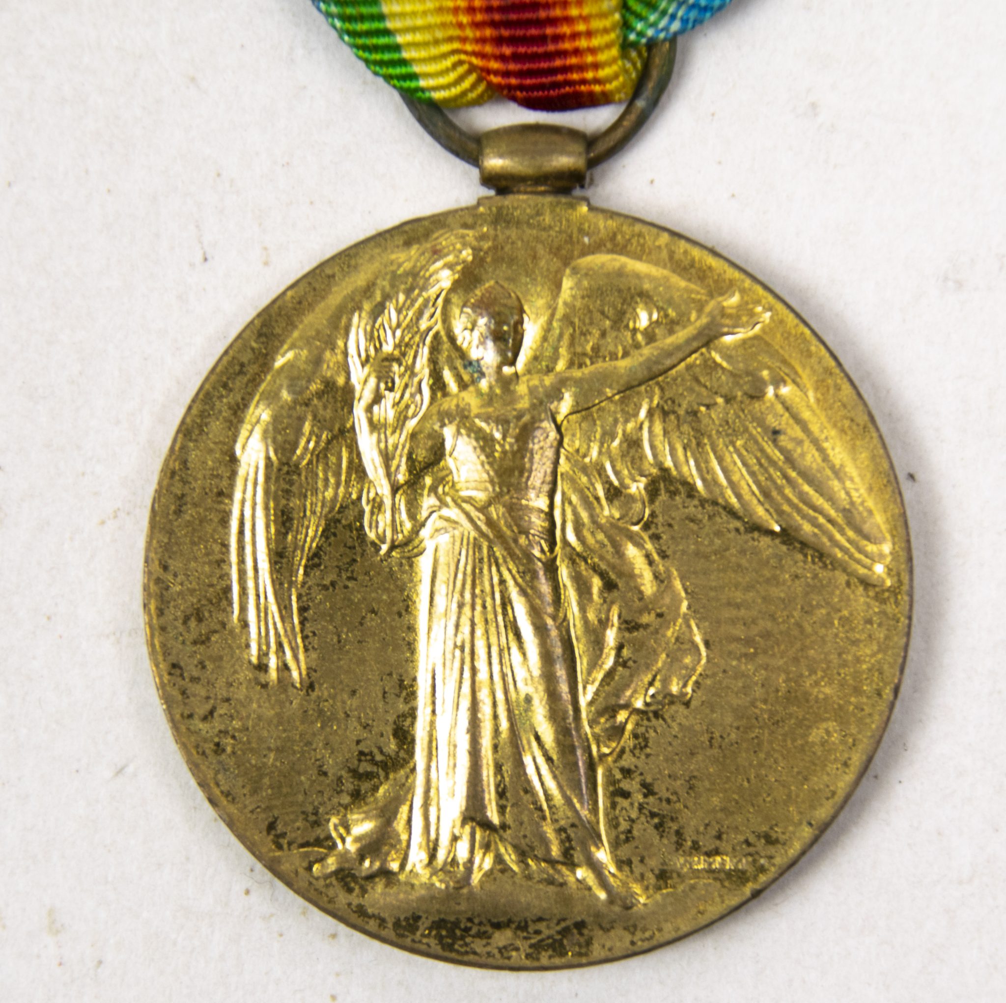 (British Army) First Day of the Somme 1 July 1916 WOUNDED - Victory medal of Private Harold O. Fleming, 8564, 1st Bn., Somerset Light Infantry - Image 3