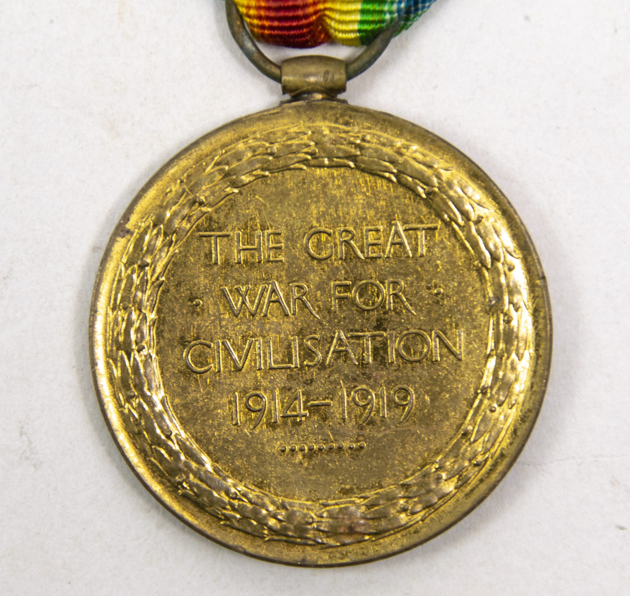 (British Army) First Day of the Somme 1 July 1916 WOUNDED - Victory medal of Private Harold O. Fleming, 8564, 1st Bn., Somerset Light Infantry - Image 5
