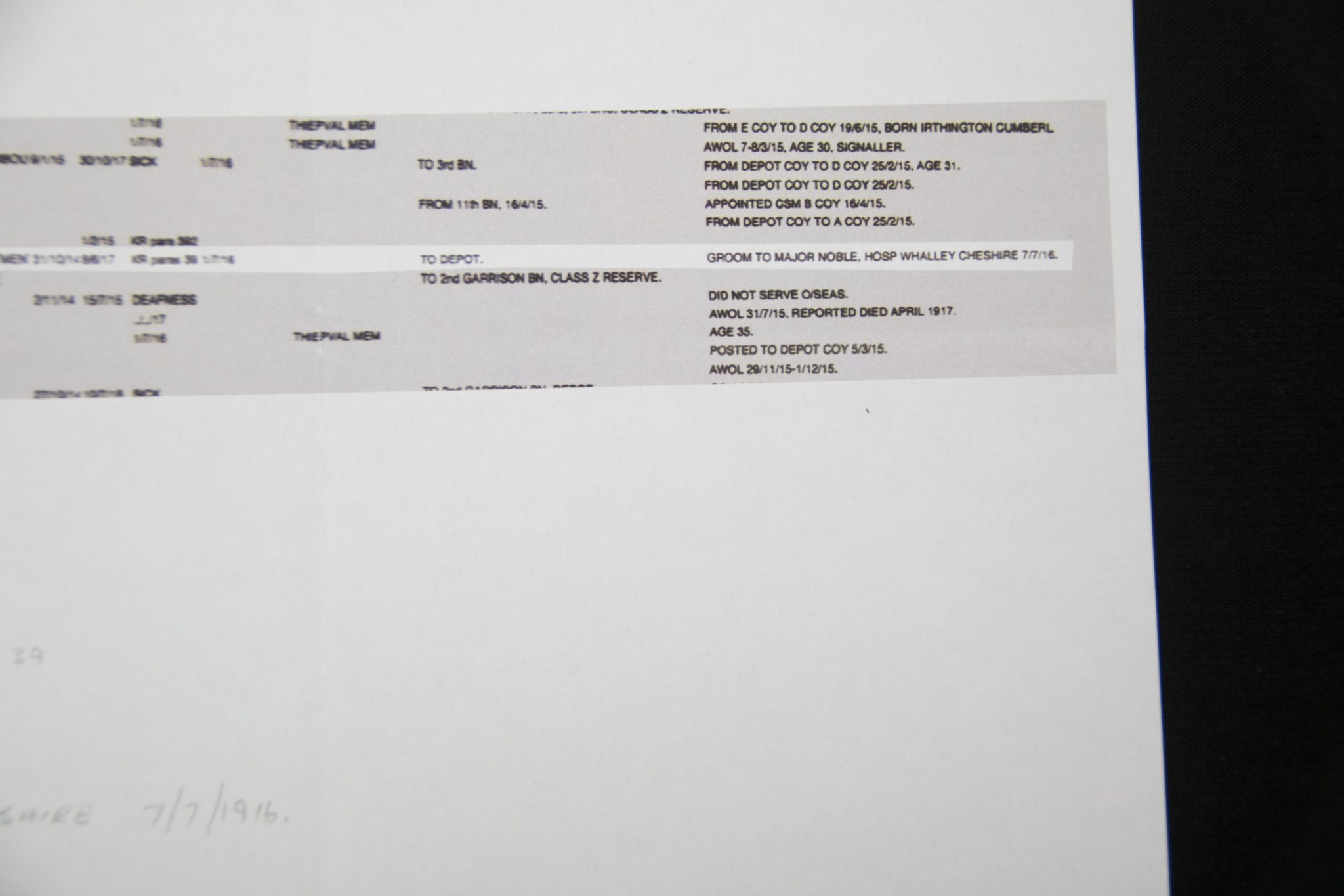 (British Army) First Day of the Somme 1 July 1916 WOUNDED - Victory medal of Private James Watson, 20/486 - Image 15