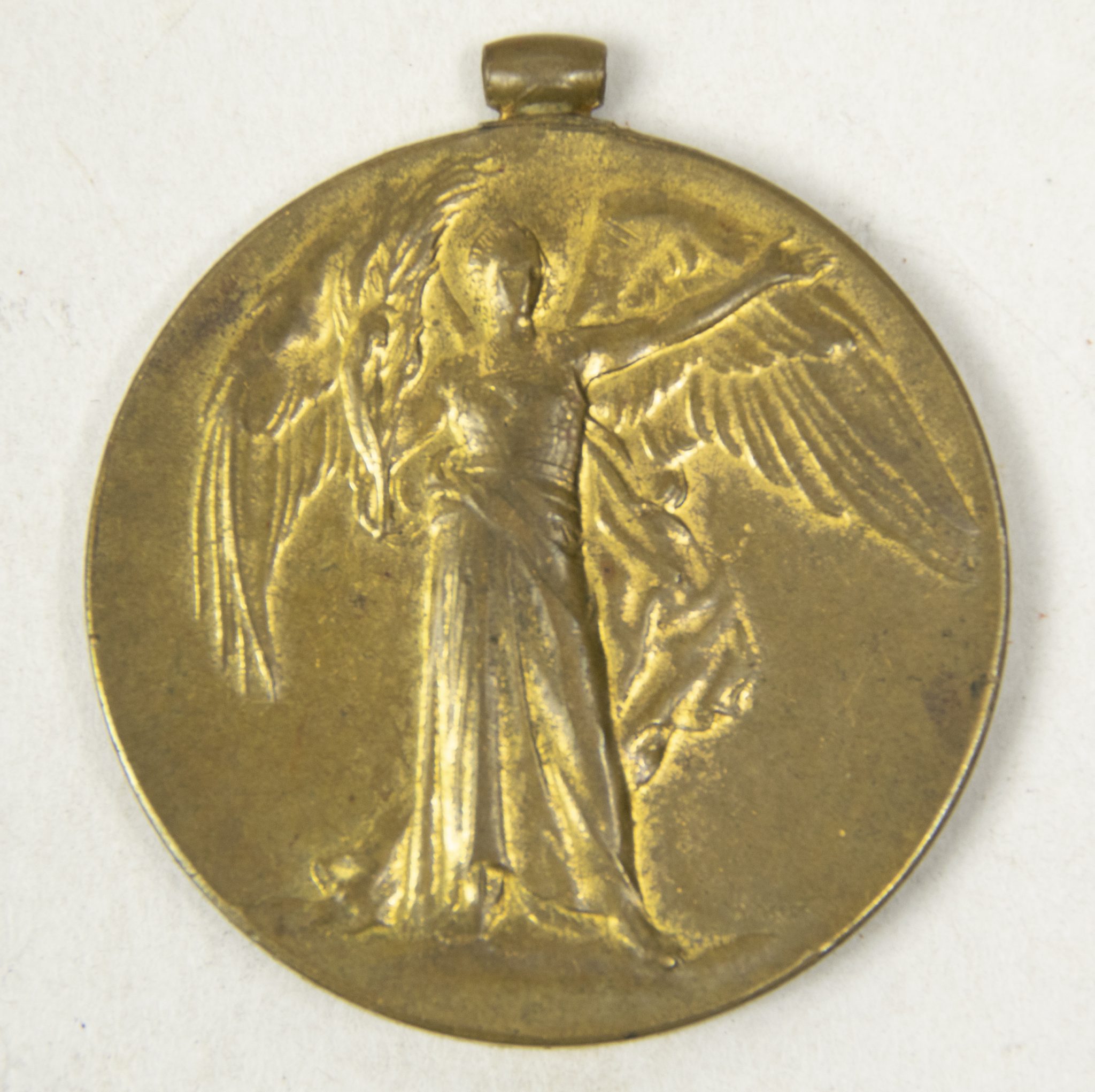 (British Army) First Day of the Somme 1 July 1916 WOUNDED – Victory medal of Private James Watson, 20486, West Allotmen (2)