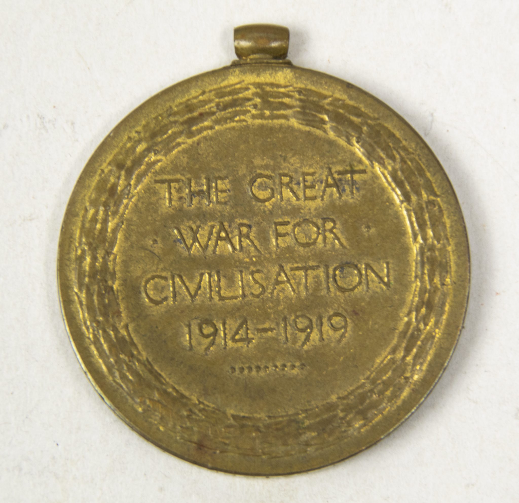 (British Army) First Day of the Somme 1 July 1916 WOUNDED - Victory medal of Private James Watson, 20/486 - Image 3