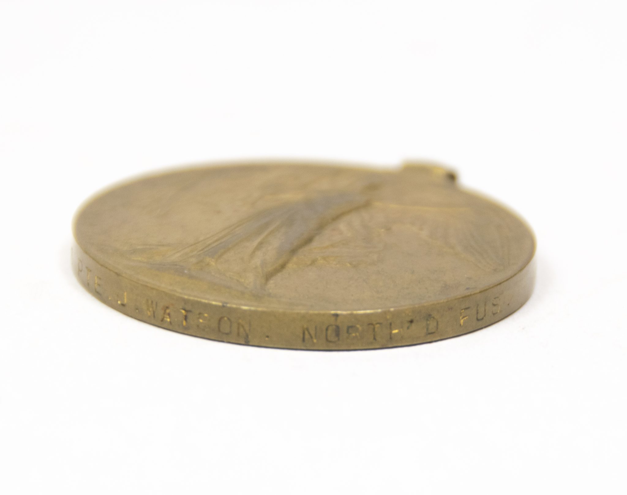 (British Army) First Day of the Somme 1 July 1916 WOUNDED - Victory medal of Private James Watson, 20/486 - Image 6
