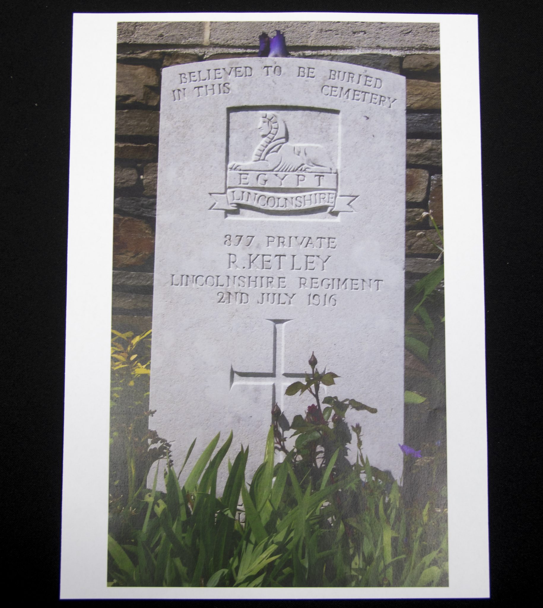 (British Army) First Day of the Somme 1 July 1916 - WOUNDED. Brittish War Medal of Private Raymond Ketley, 877, 10th Bn., Lincolnshire Regiment - Image 12