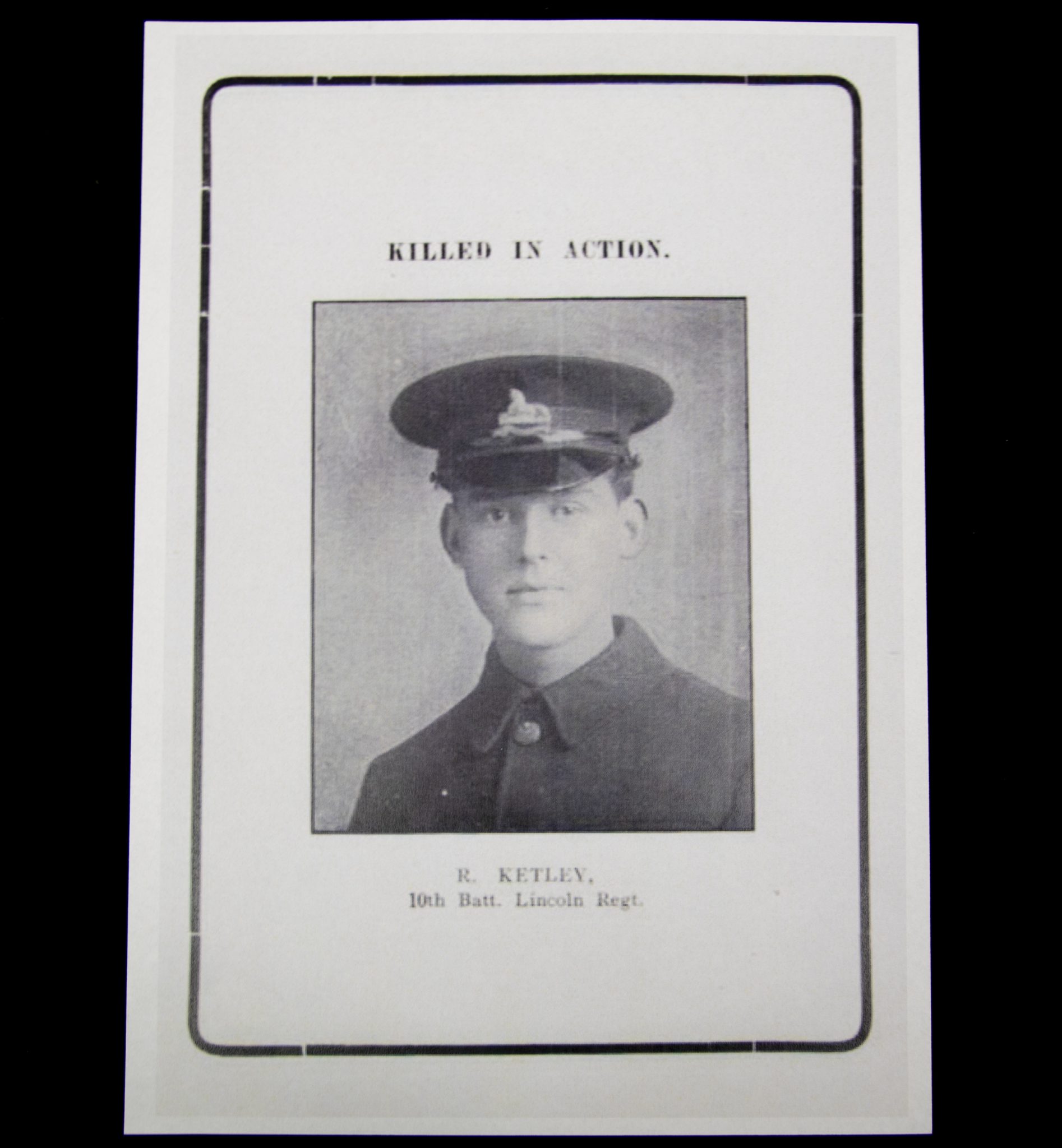 (British Army) First Day of the Somme 1 July 1916 - WOUNDED. Brittish War Medal of Private Raymond Ketley, 877, 10th Bn., Lincolnshire Regiment - Image 14