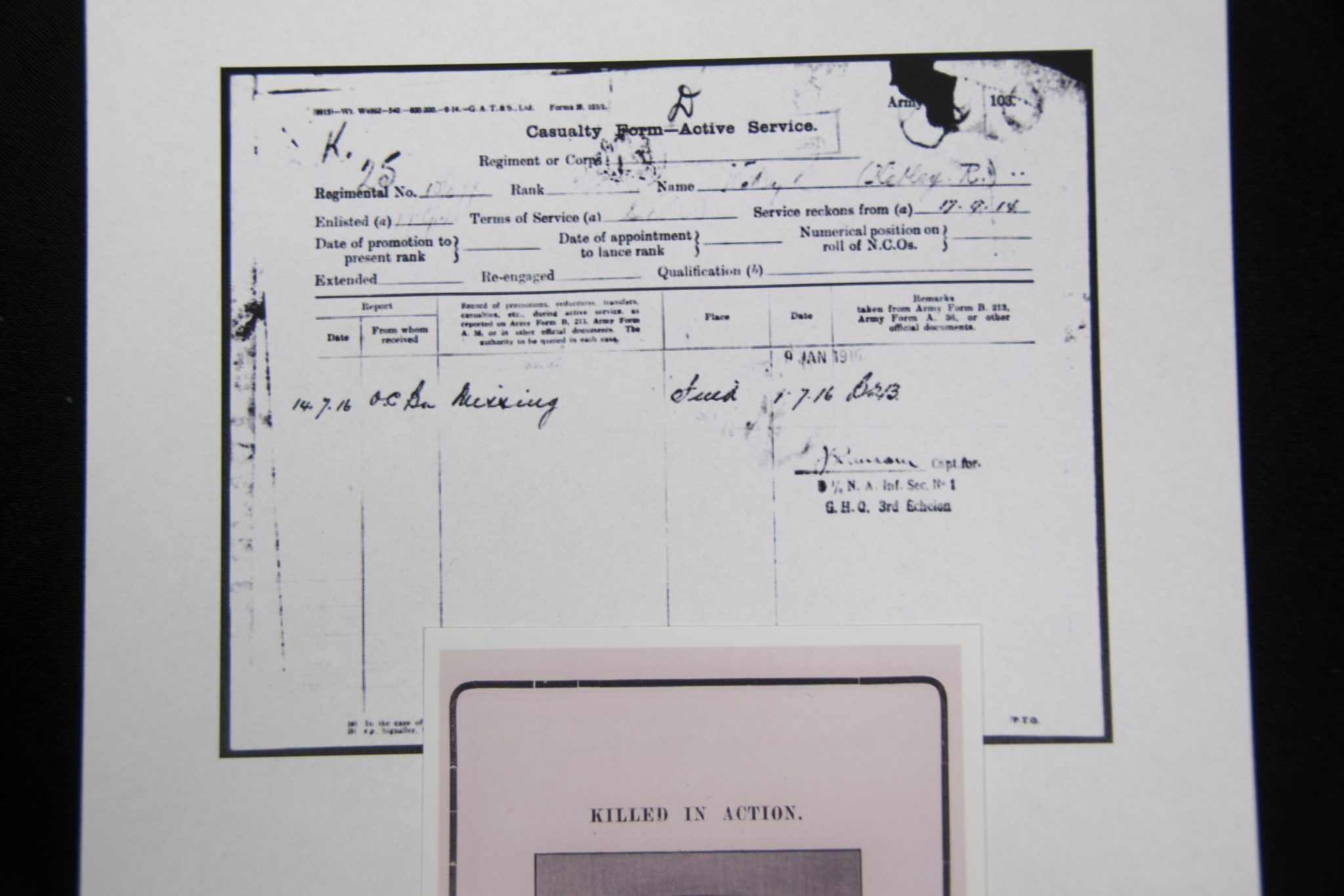 (British Army) First Day of the Somme 1 July 1916 - WOUNDED. Brittish War Medal of Private Raymond Ketley, 877, 10th Bn., Lincolnshire Regiment - Image 17