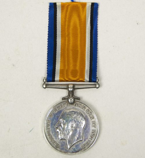 (British Army) First Day of the Somme 1 July 1916 - WOUNDED. Brittish War Medal of Private Raymond Ketley, 877, 10th Bn., Lincolnshire Regiment