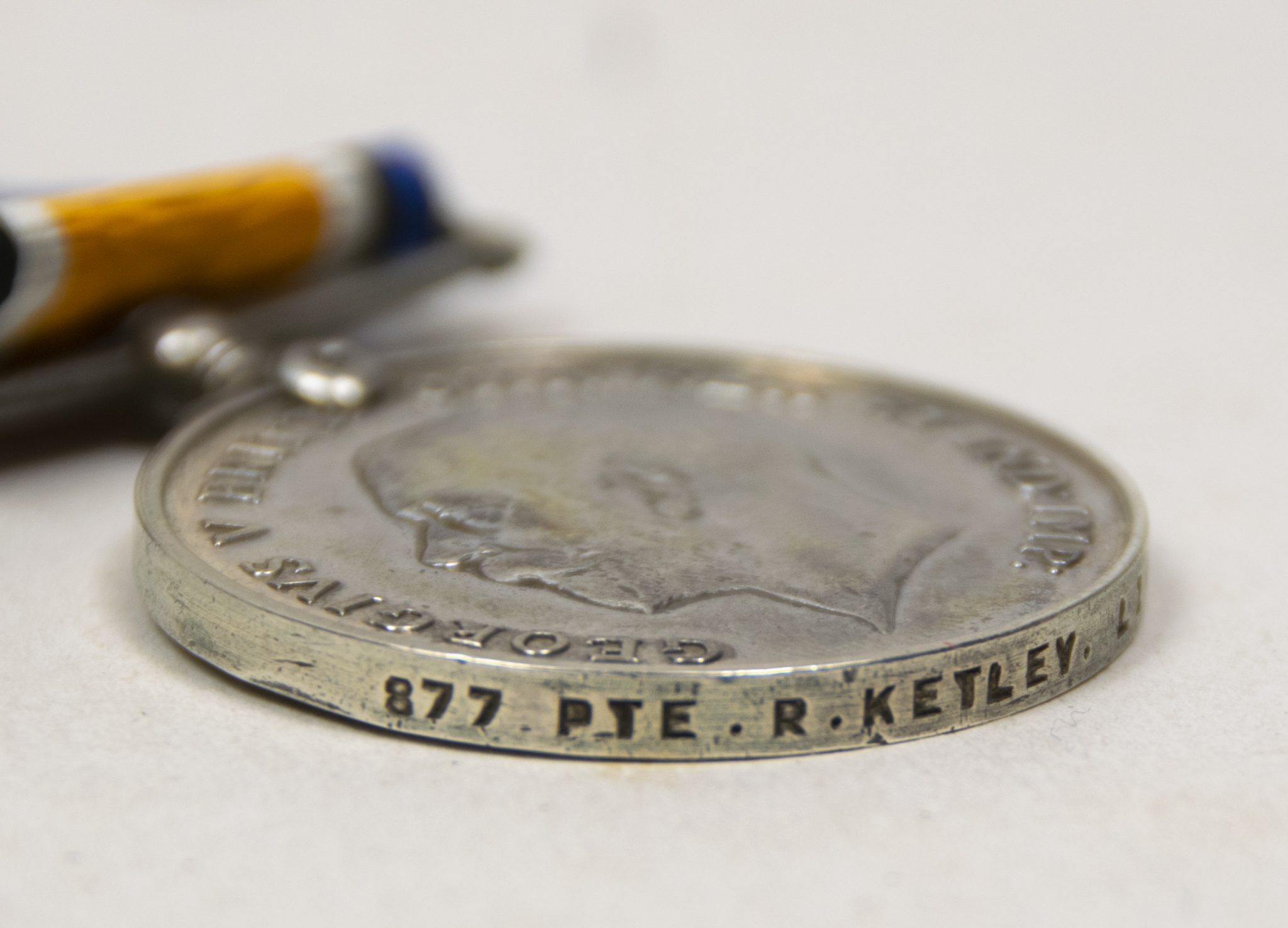 (British Army) First Day of the Somme 1 July 1916 - WOUNDED. Brittish War Medal of Private Raymond Ketley, 877, 10th Bn., Lincolnshire Regiment - Image 6