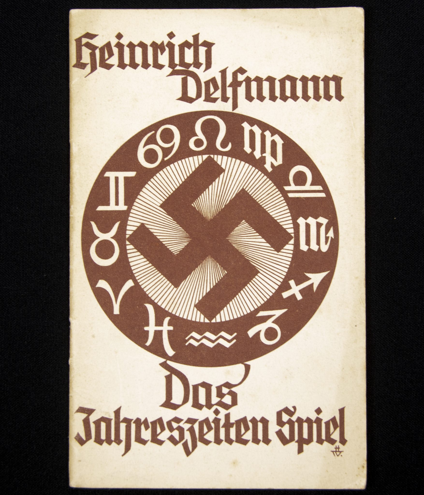 (Brochure) Heinrich Delfmann - Das Jahreszeiten Spiel (Gebietsführer der Hitlerjugend Lühr hogrefe zu eigen)
