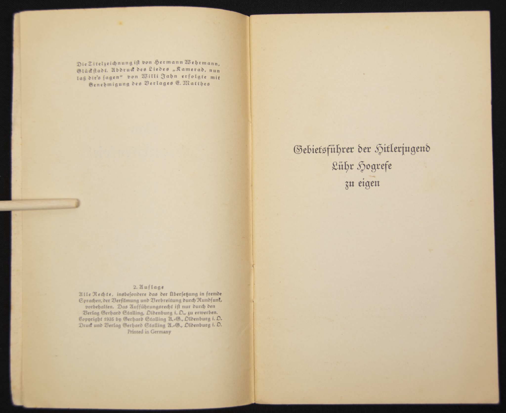 (Brochure) Heinrich Delfmann - Das Jahreszeiten Spiel (Gebietsführer der Hitlerjugend Lühr hogrefe zu eigen)