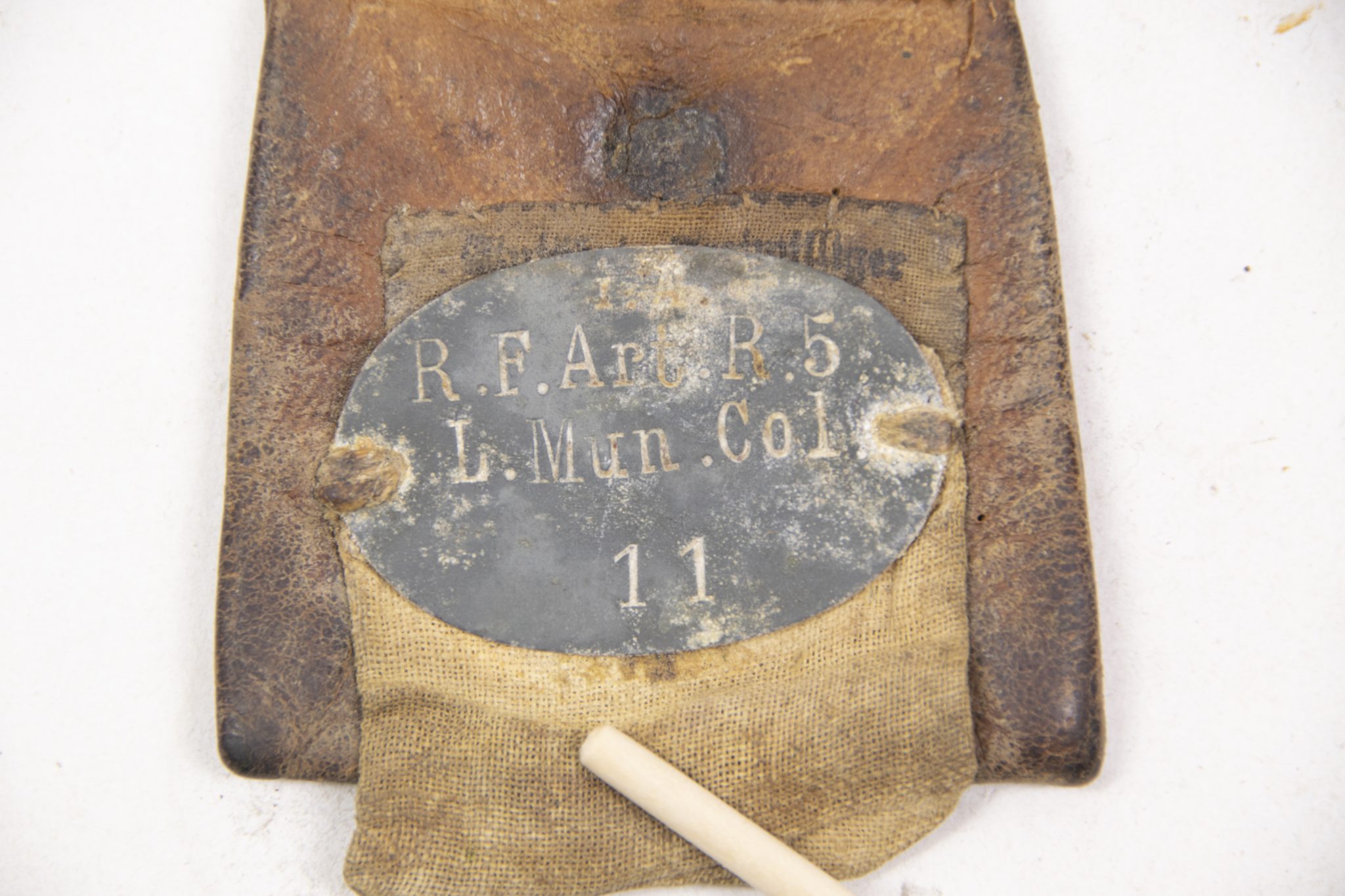 Erkennungsmarke (EKM) R.F.Art.R.5 L.Mun.Col (2) Erkennungsmarke (EKM) R.F.Art.R.5 L.Mun.Col