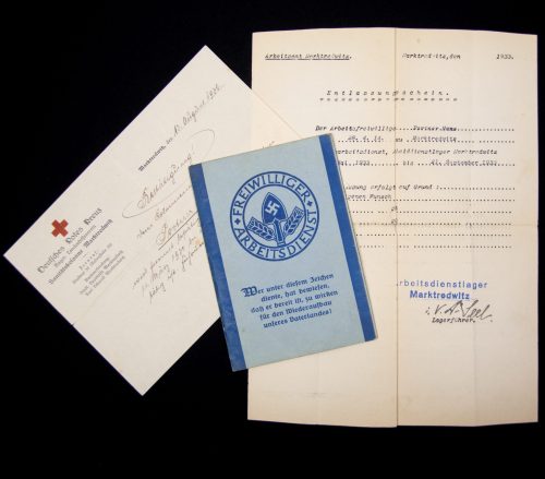 Freiwilliger Arbeitsdienst (FAD) Arbeitspass + passphoto