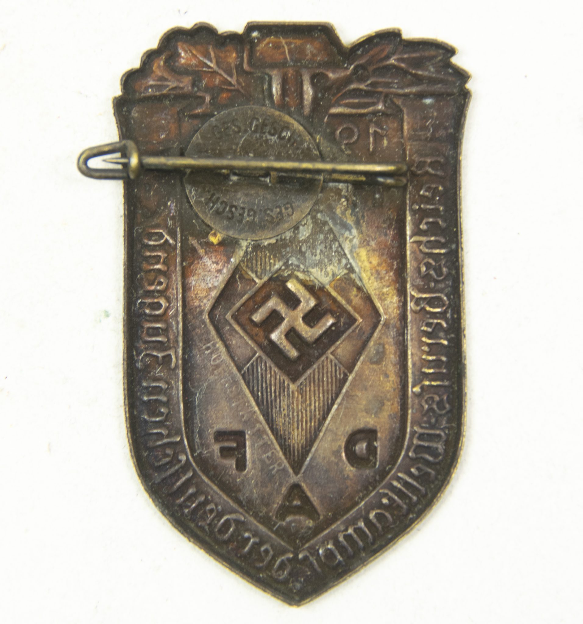 Hitlerjugend (HJ) Reichsberufs Wettkampf der Deutschen Jugend 1935 abzeichen (2) Hitlerjugend (HJ) Reichsberufs Wettkampf der Deutschen Jugend 1935 abzeichen