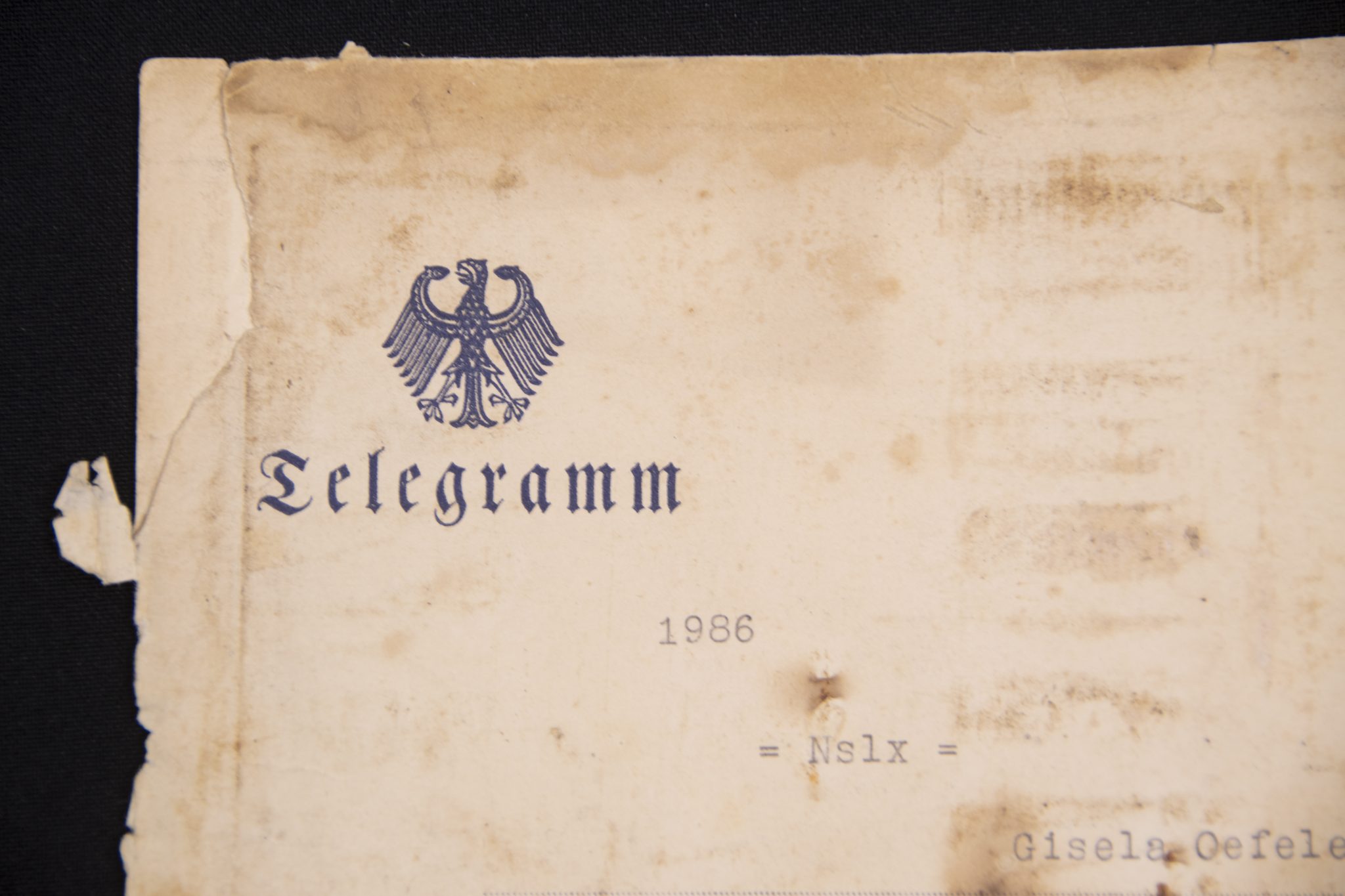 Hitlerjugend (HJ) Reichsparteitag telegram with postal enveloppe (design Ludwig Hohlwein) (1935)