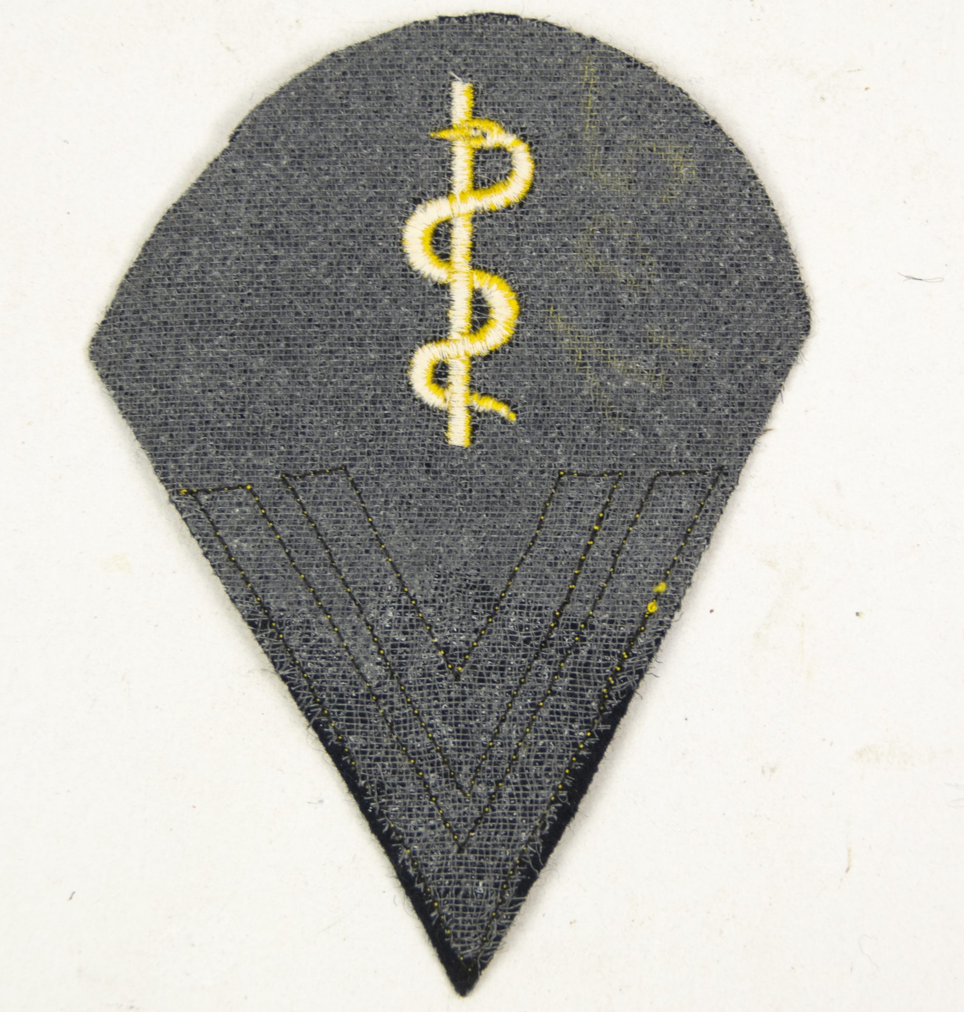 Kriegsmarine (KM) combined Obergefreiter Sanitäter chevron (2) Kriegsmarine (KM) combined Obergefreiter Sanitäter chevron