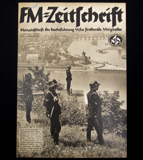 (Magazine) SS-FM Zeitschrift - Reichsführung SS für fördernde Mitglieder - 3. JahrgangFolge 9 (1936)