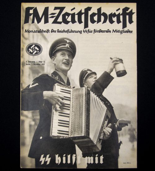 (Magazine) SS-FM Zeitschrift - Reichsführung SS für fördernde Mitglieder - 4. JahrgangFolge 12 (1937)