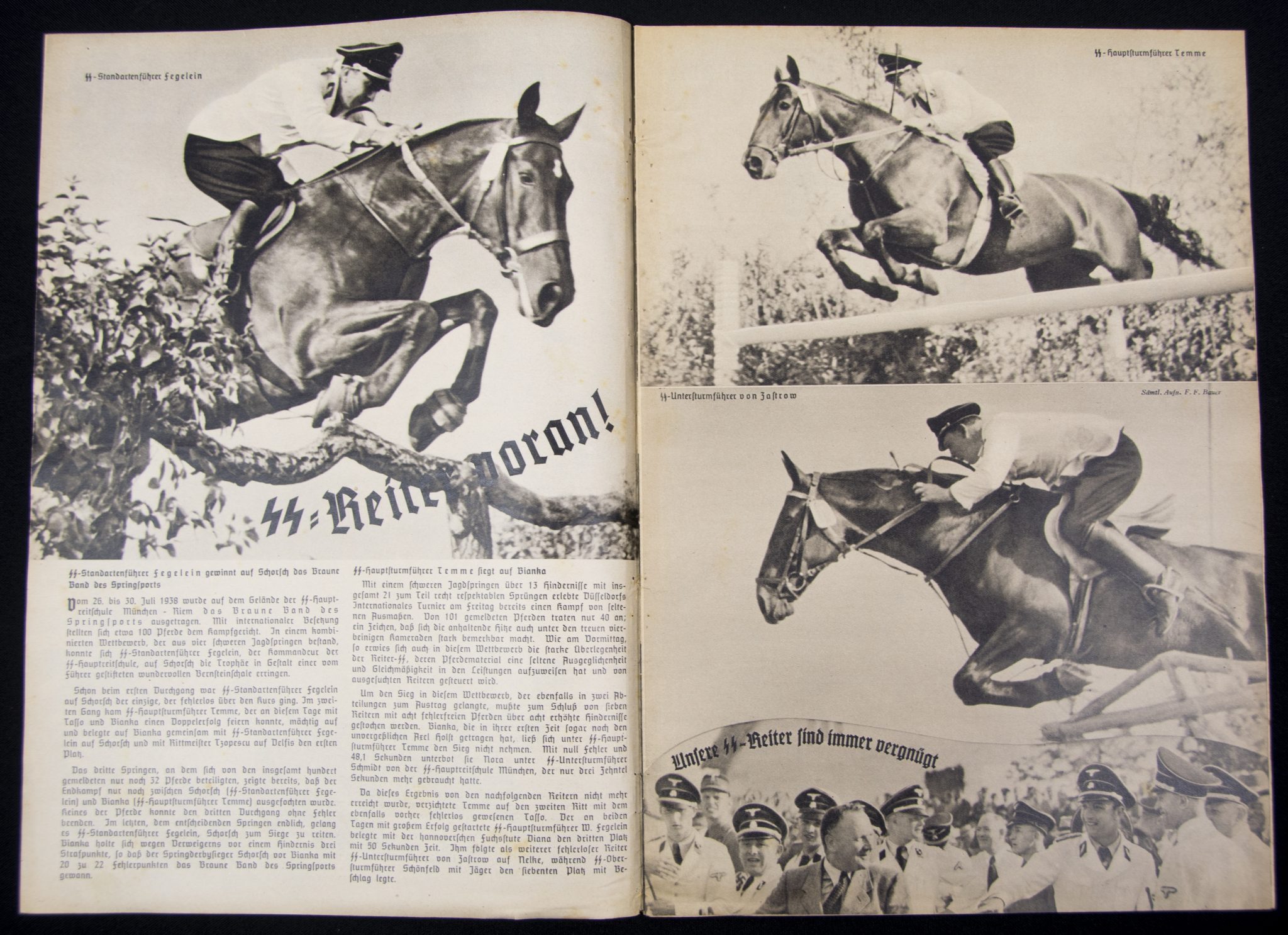 (Magazine) SS-FM Zeitschrift – Reichsführung SS für fördernde Mitglieder – 5. JahrgangFolge 9 (1939) (Magazine) SS-FM Zeitschrift - Reichsführung SS für fördernde Mitglieder - 5. JahrgangFolge 9 (1938)
