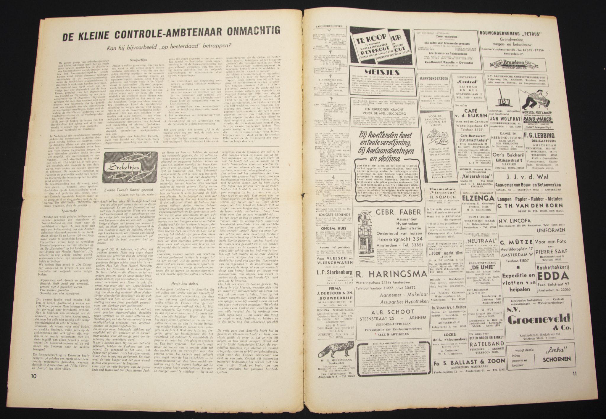 (Newspaper) Storm SS – Derde Jrg. Nr. 50 – 17 maart 1944 (with rare Gerardus Mooyman photo inside)