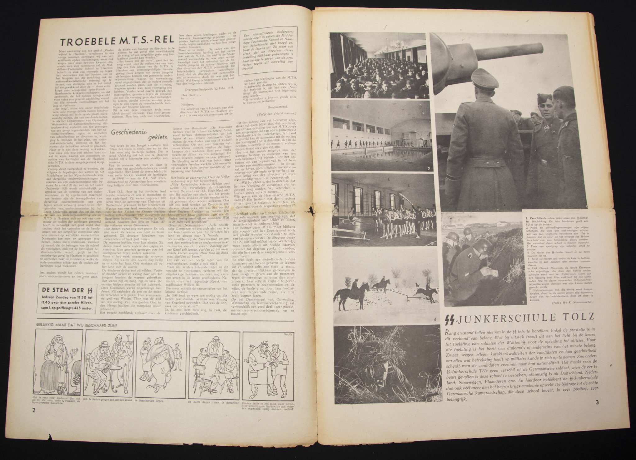 (Newspaper) Storm SS – Derde Jrg. Nr. 50 – 17 maart 1944 (with rare Gerardus Mooyman photo inside)