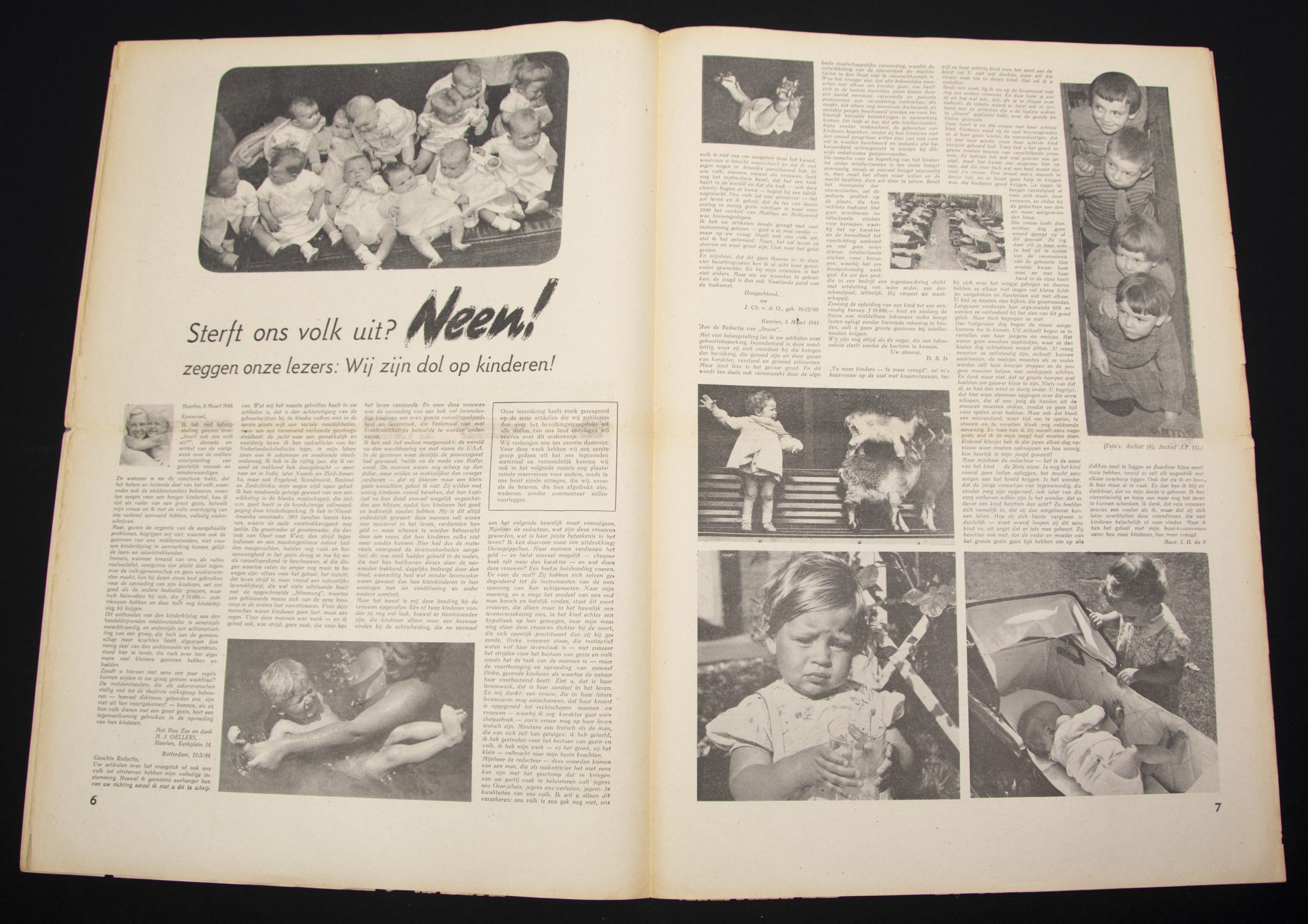 (Newspaper) Storm SS – Derde Jrg. Nr. 50 – 17 maart 1944 (with rare Gerardus Mooyman photo inside)