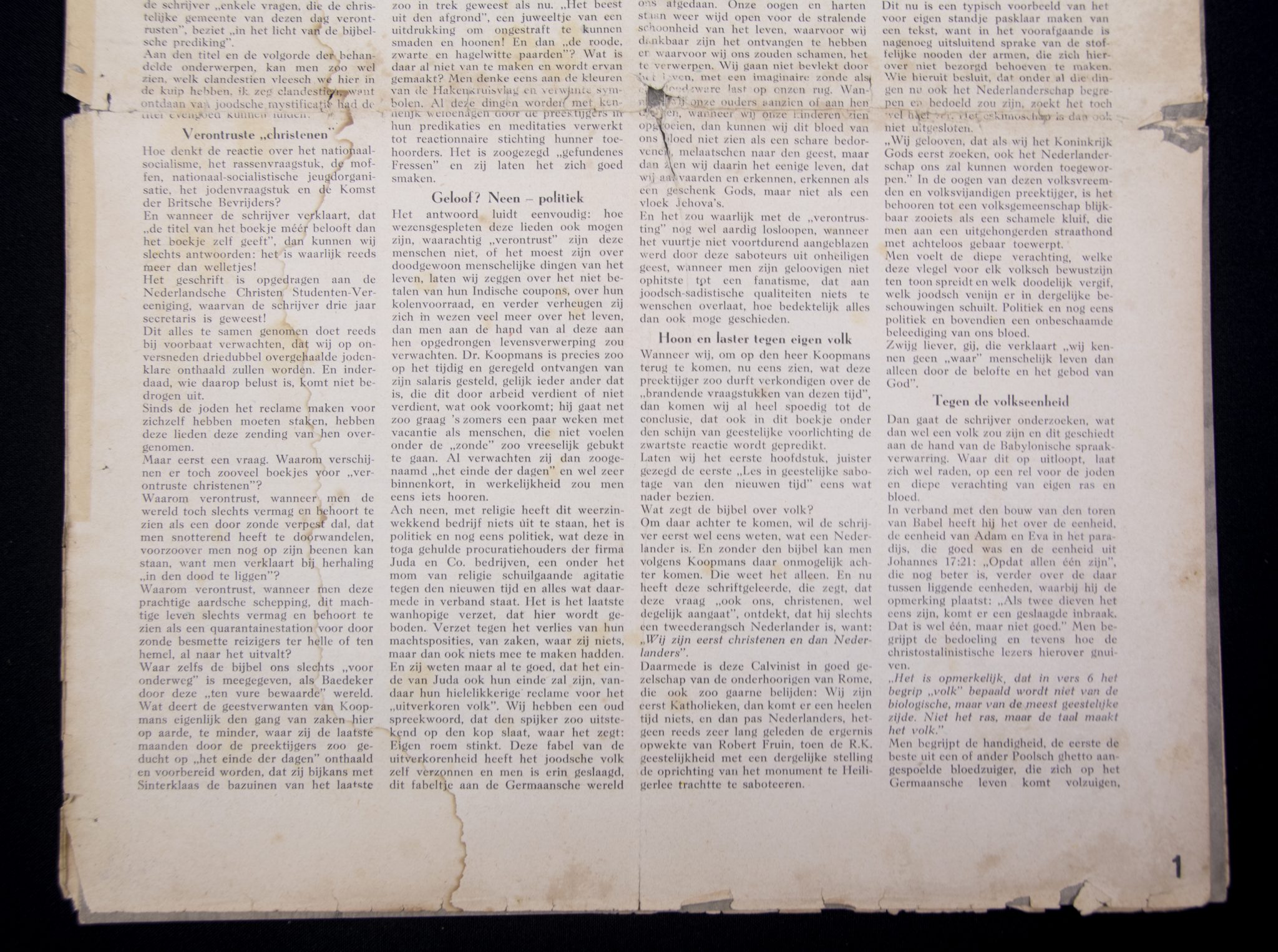 (Newspaper) Storm SS – Eerste Jrg. Nr. 32 – 14 november 1941